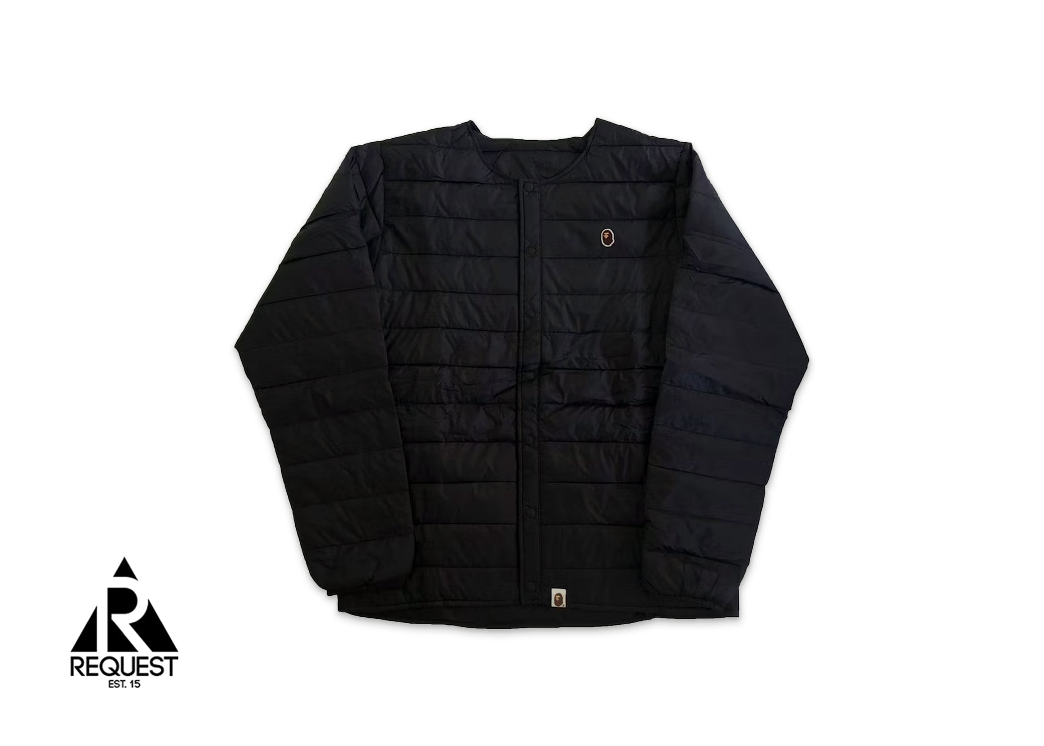 A Bathing Ape BAPE Happy New Year Lightweight Down Jacket "Black"