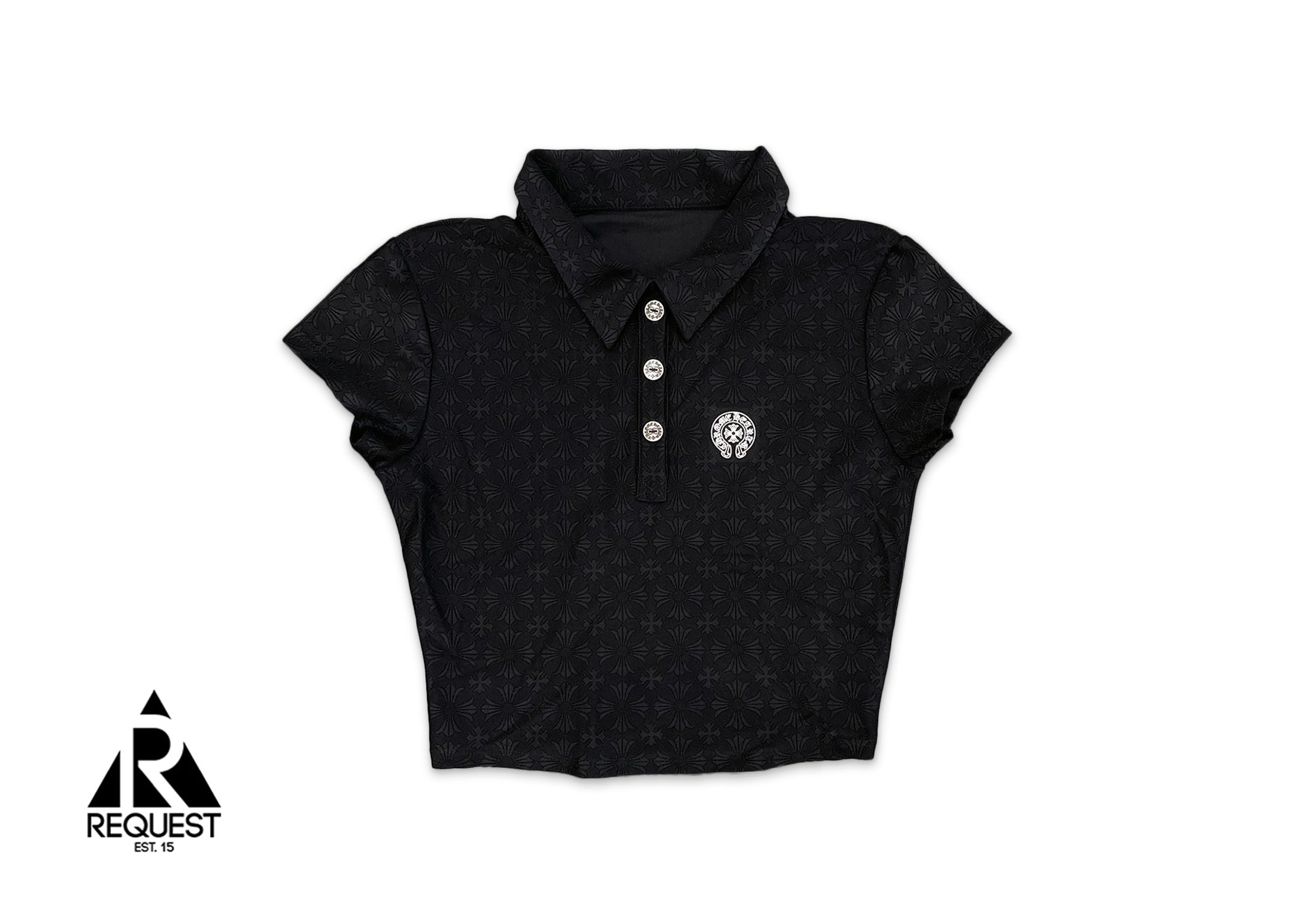 Chrome Hearts Motif Tennis Polo "Black" (W)