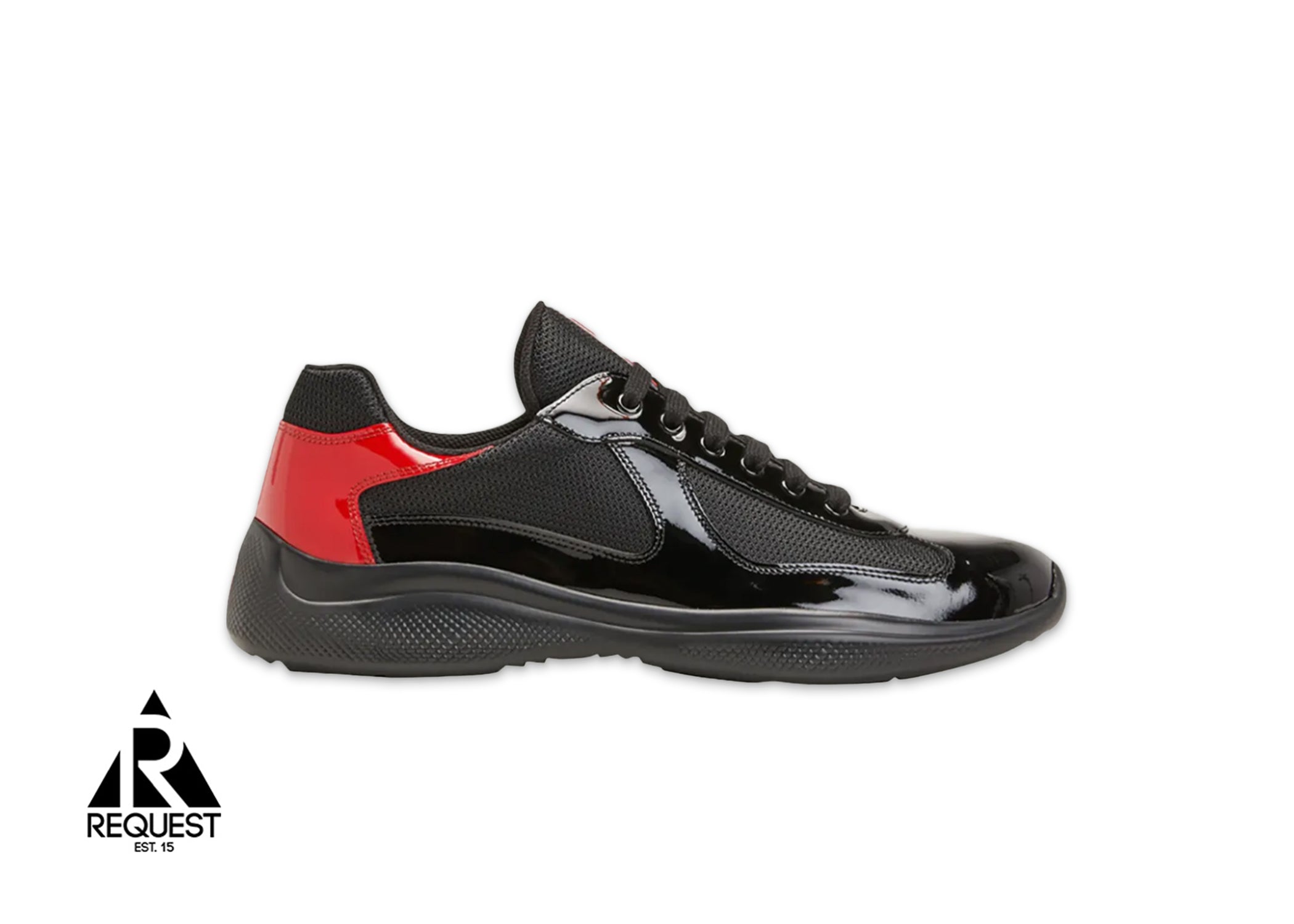 Prada America's Cup Sneakers "Black Red"