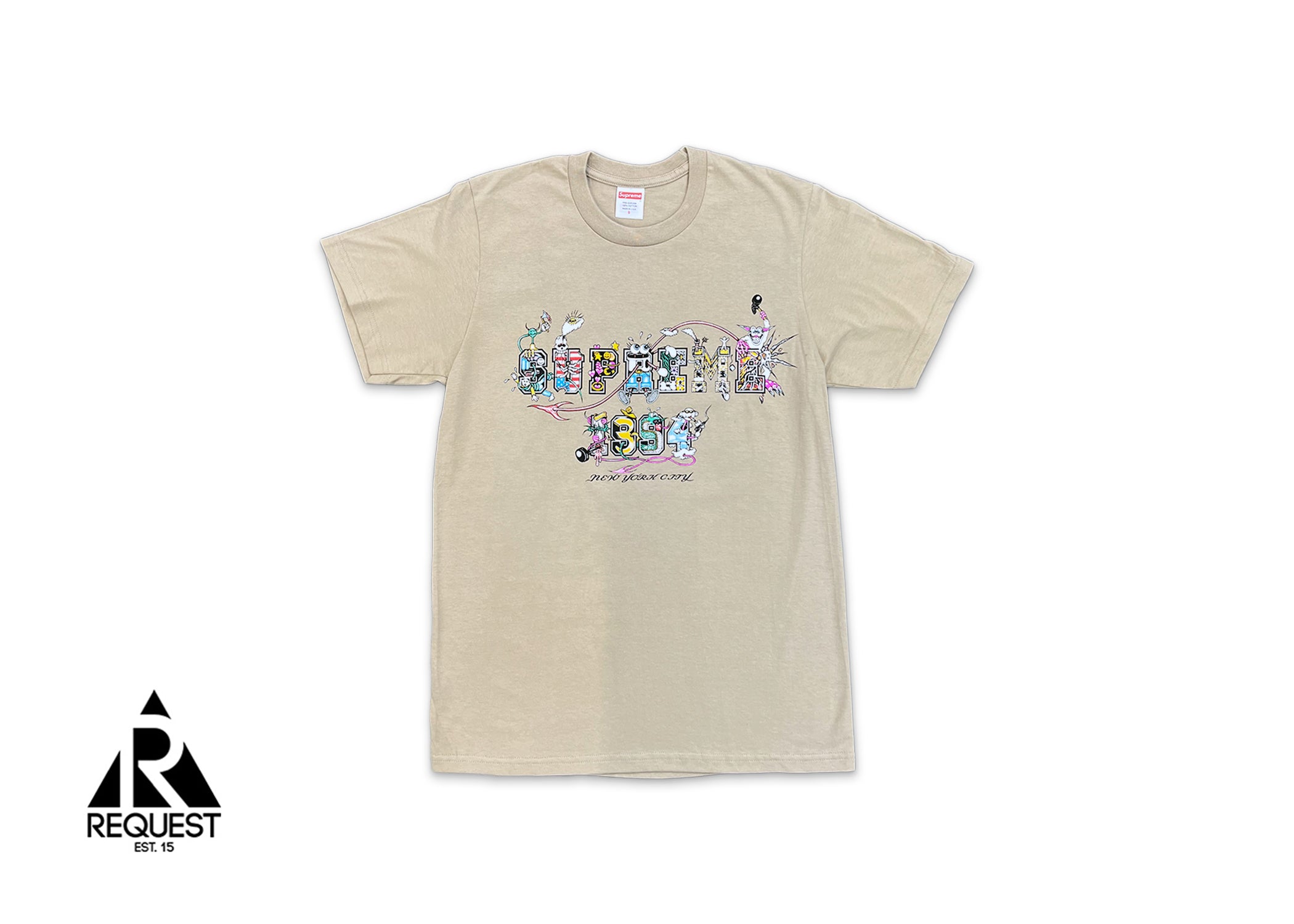 【Supreme】Varsity T-Shirt★Khaki★24SS★ SUPREME VARSITY TEE KHAKI SIZE M (100% AUTHENTIC) (BRAND NEW