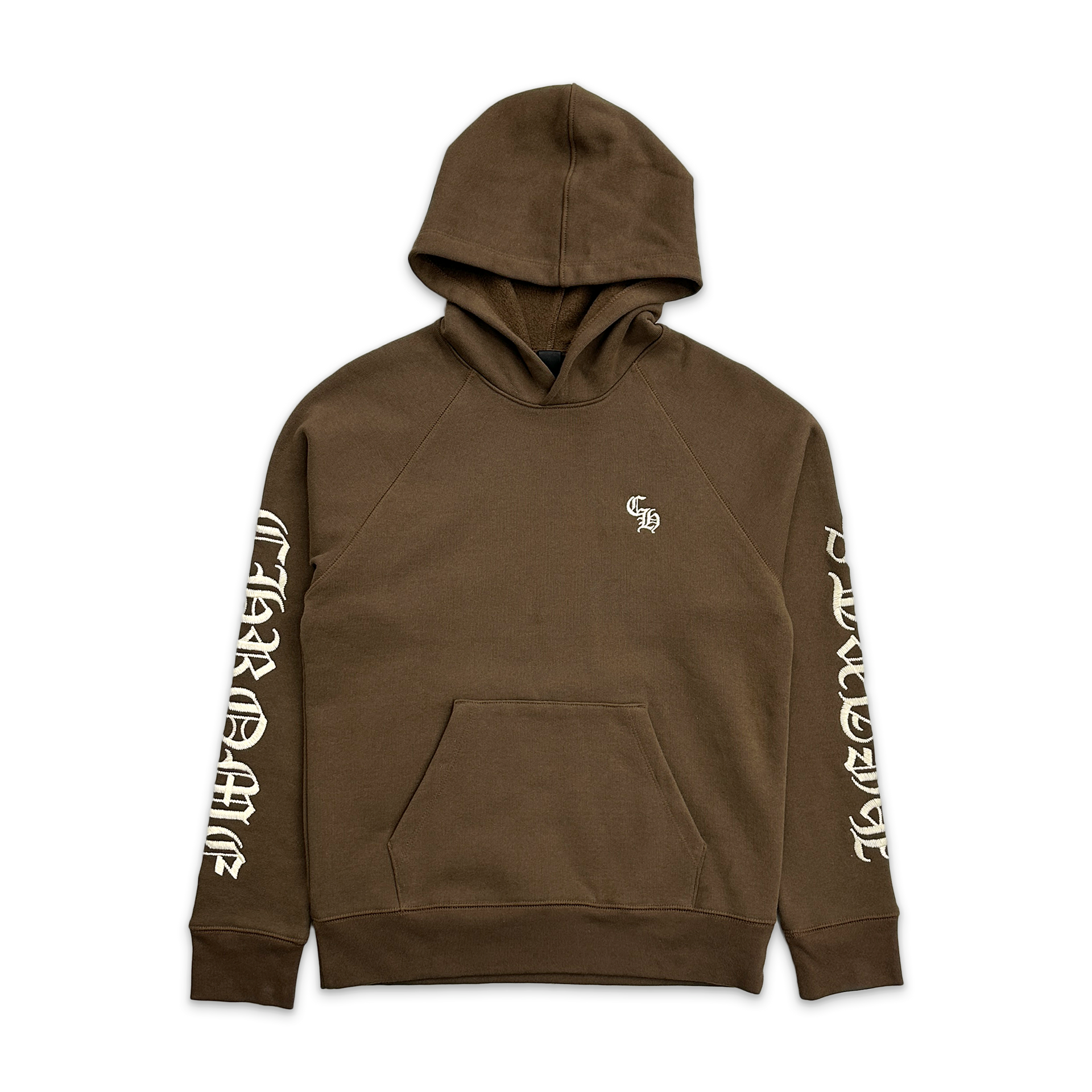 ミュージシャン EMBROIDERY LOGO HOODIE / CHOCOLATE BROWN brn_5116e7cf-1016-4fca-8a3a-