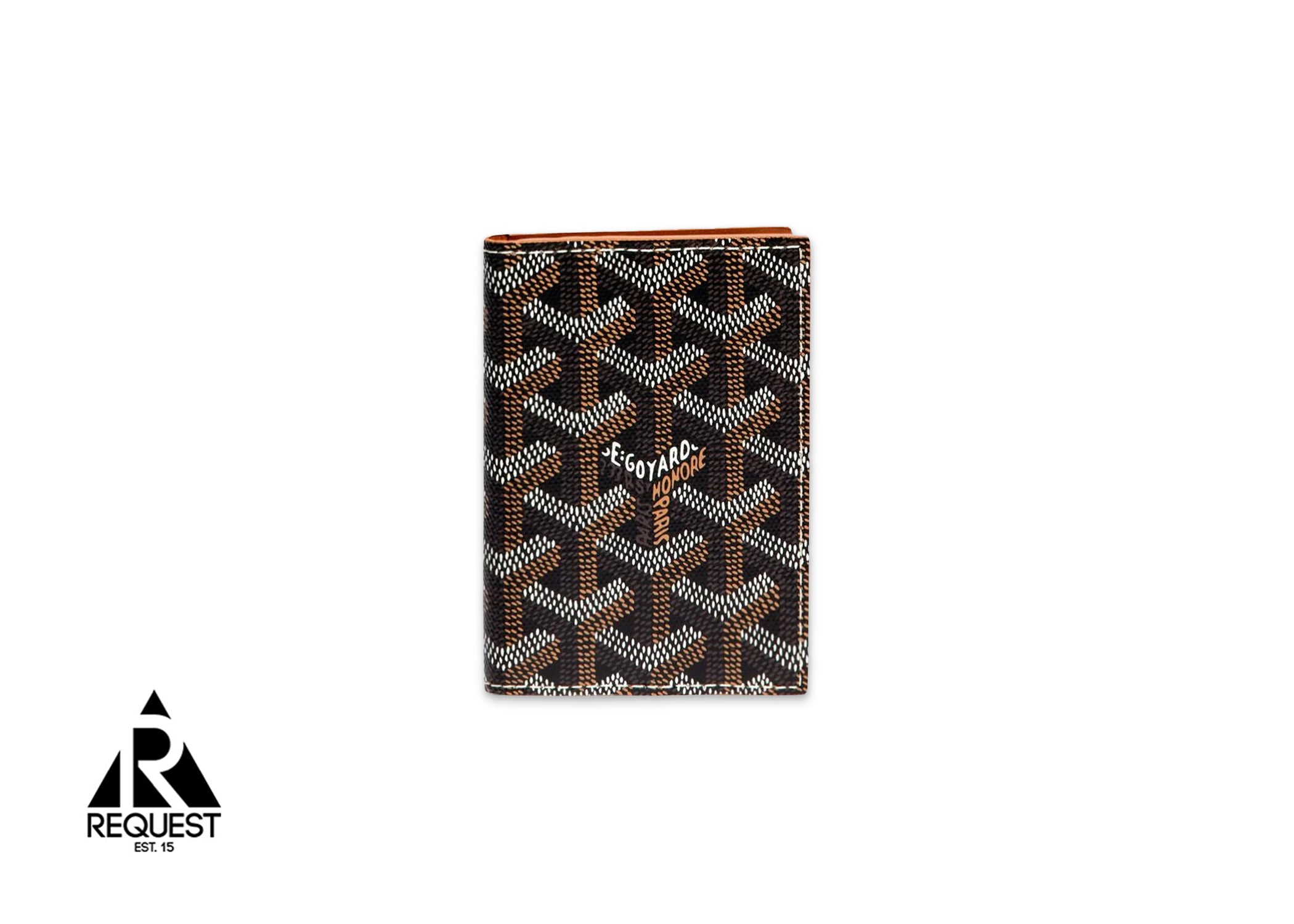 Goyard Saint Marc Card Wallet "Black & Tan"