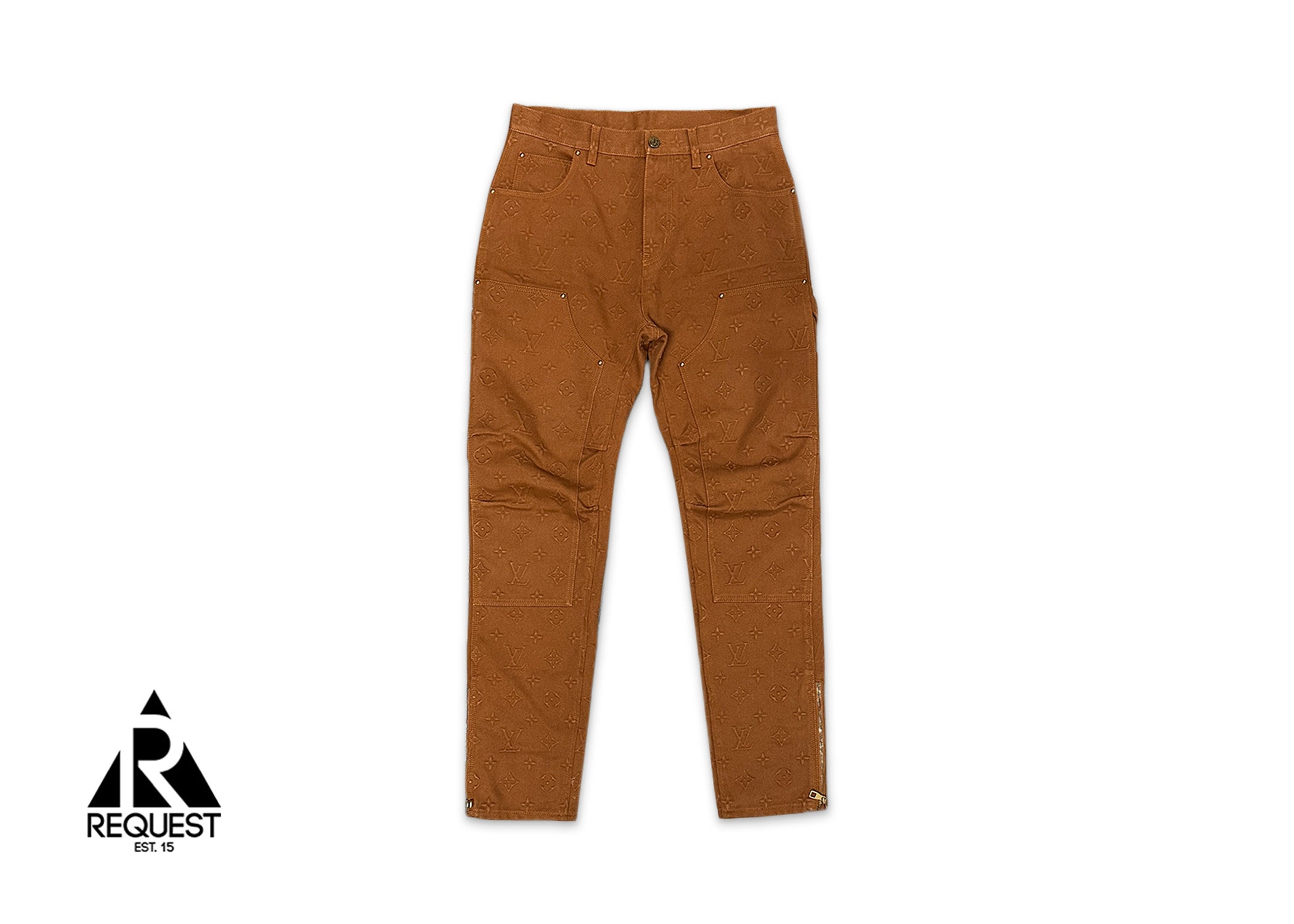Louis Vuitton, Monogram Workwear Carpenter Pants "Brown"