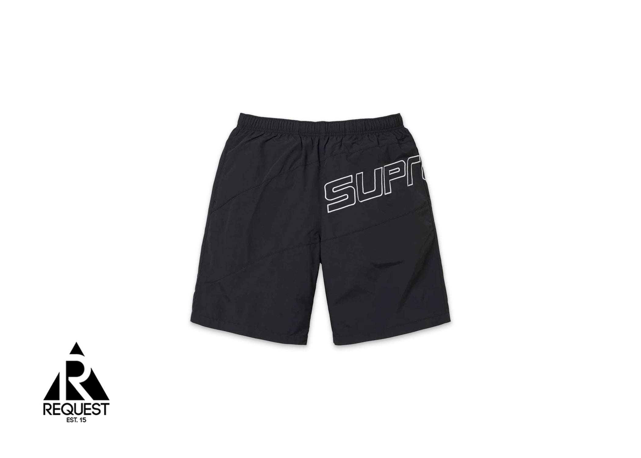 Supreme Curve Nylon Shorts "Black”