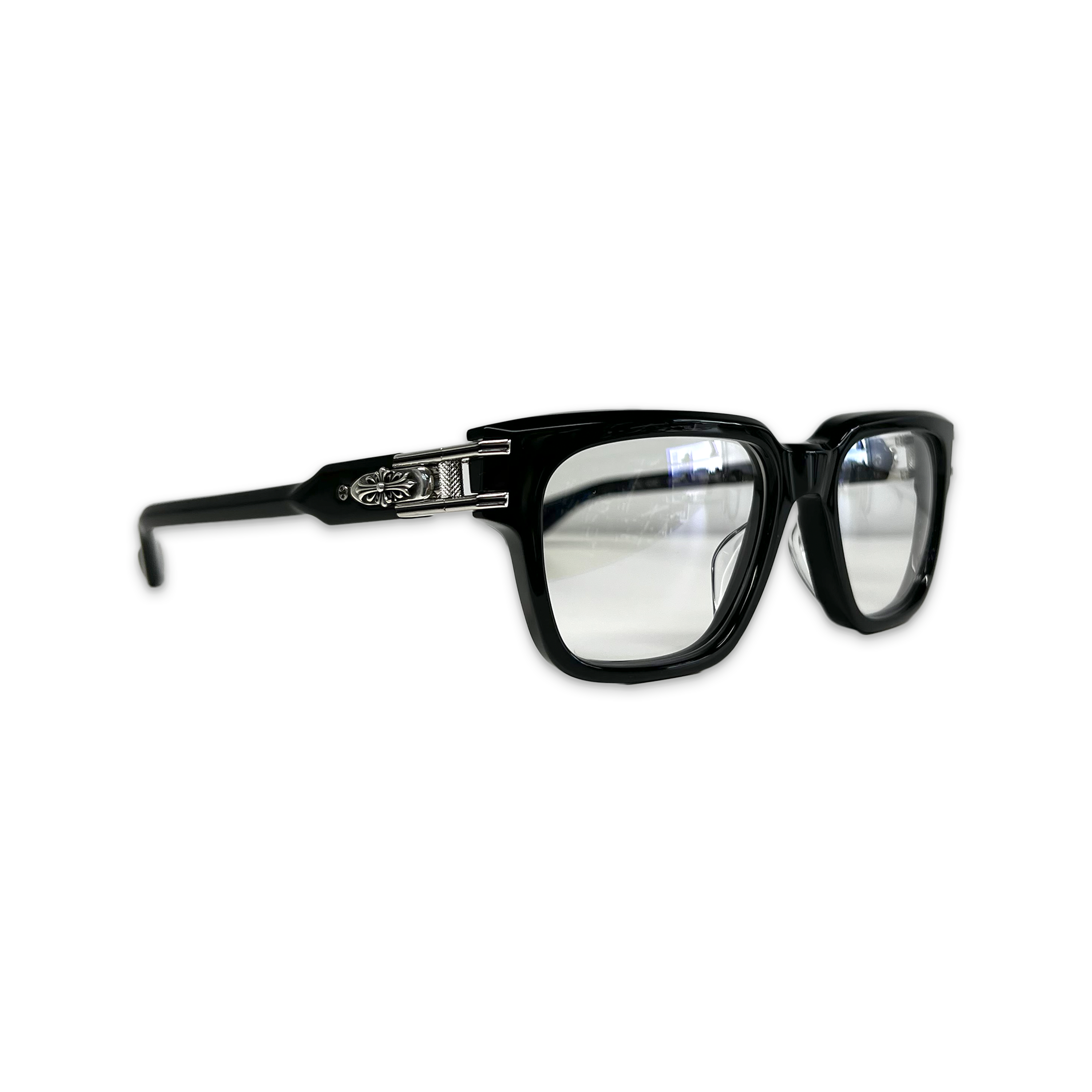 Chrome Hearts, Bulge Glasses "Black/Silver"
