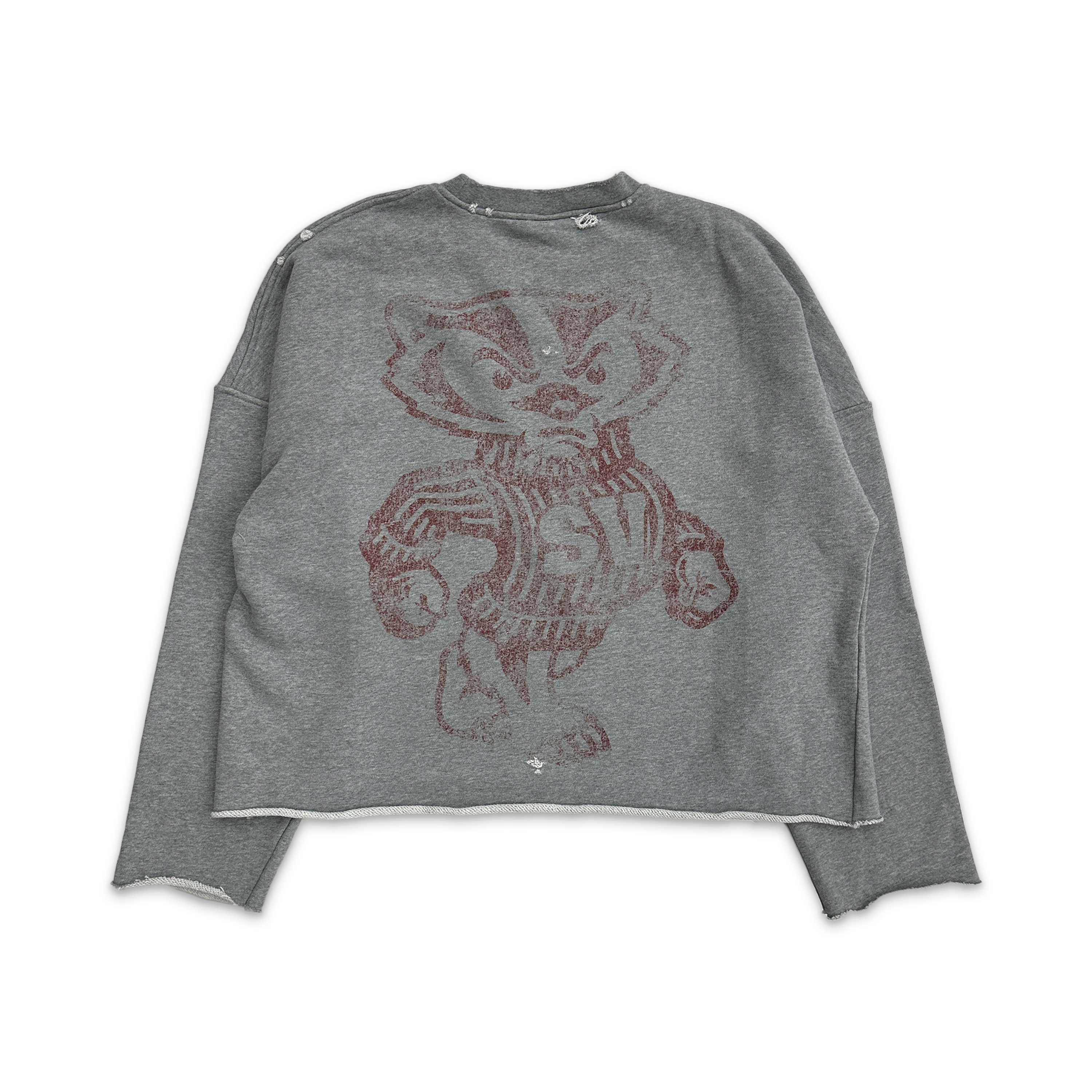 Saint Vanity, Badger Crewneck "Heather Grey"