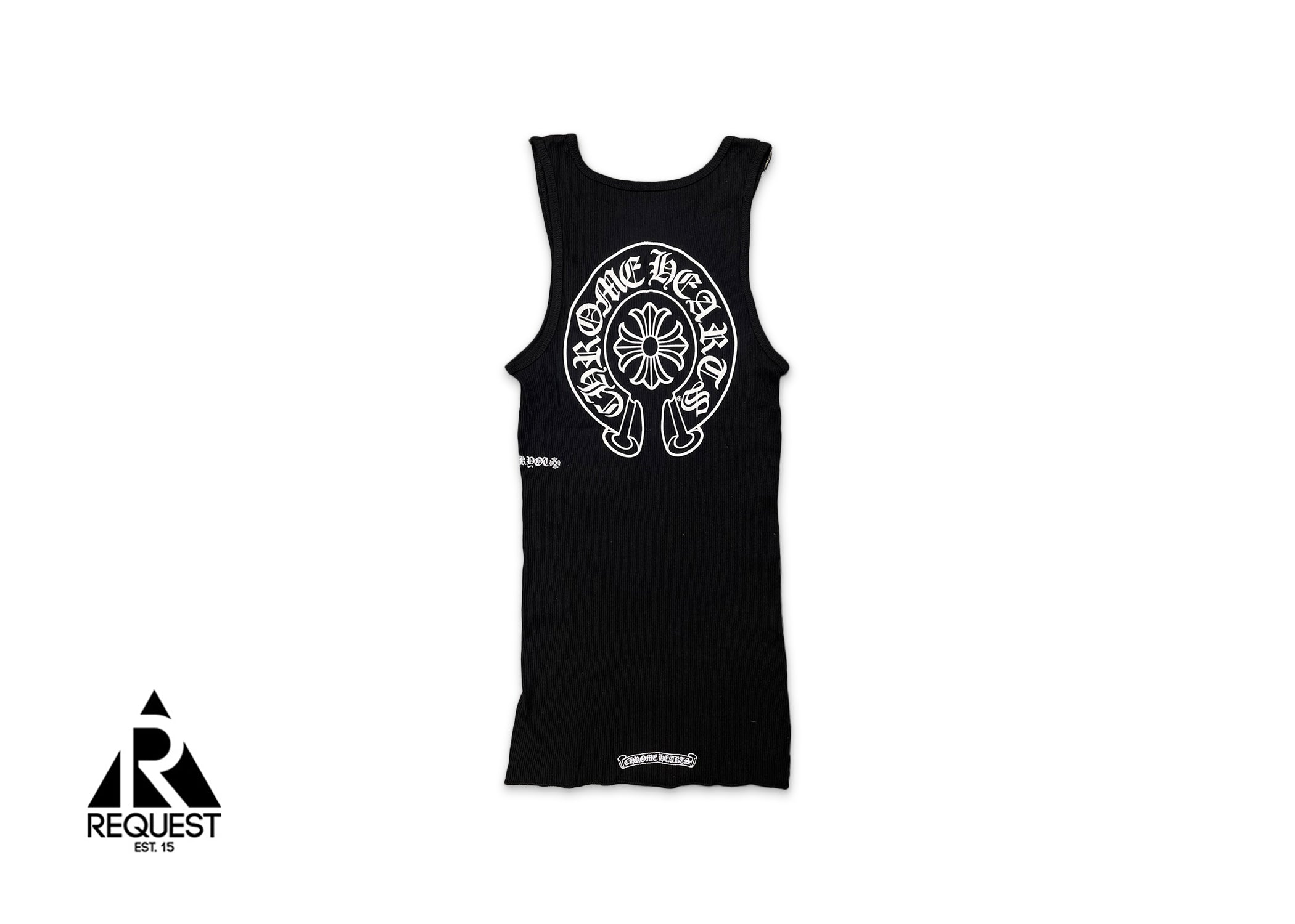 Chrome Hearts Rib Horseshoe Tank Top "Black"