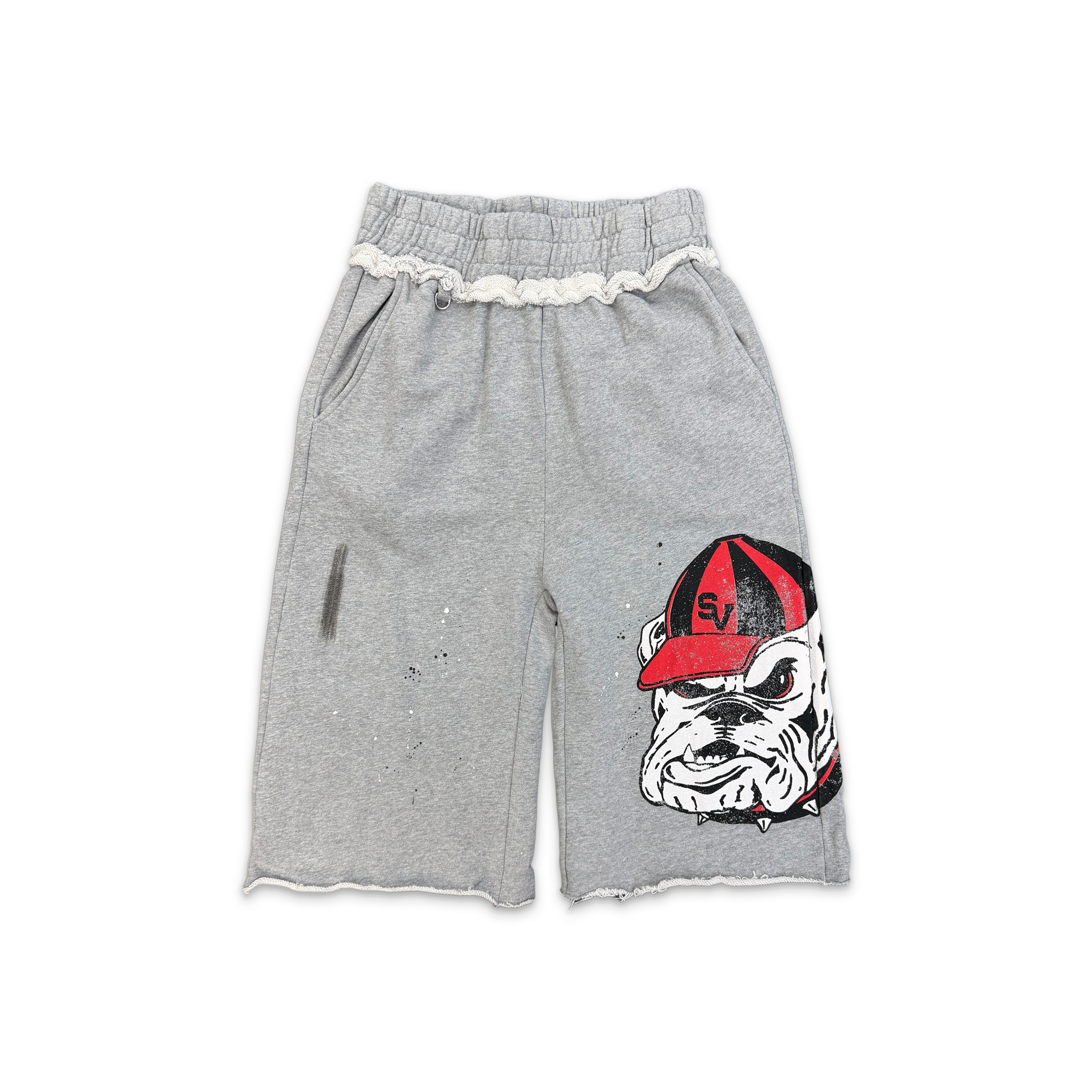 Dawgs Long Shorts “Grey/Red"