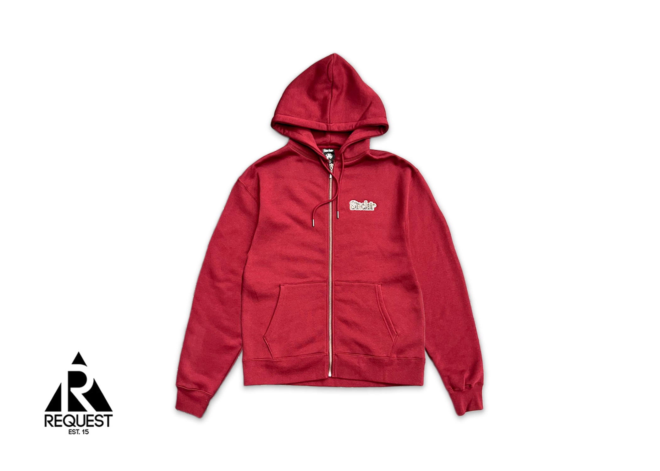 VVS Zip Up Hoodie "Burgundy Request Exclusive"