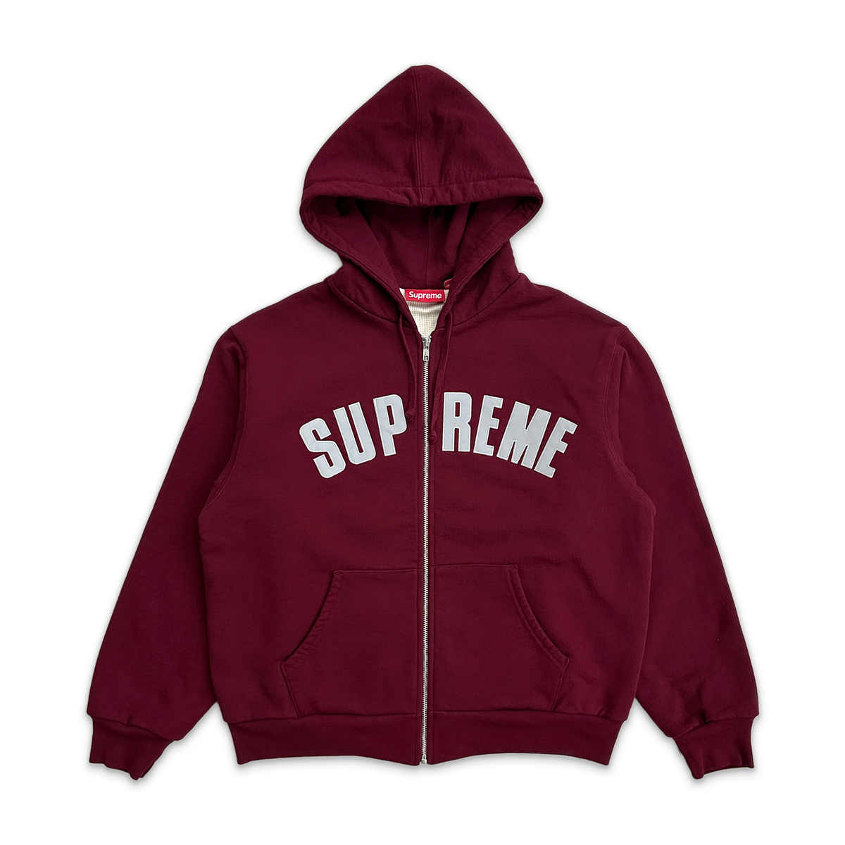 3M Thermal Zip Up Hooded Sweatshirt "Burgundy"