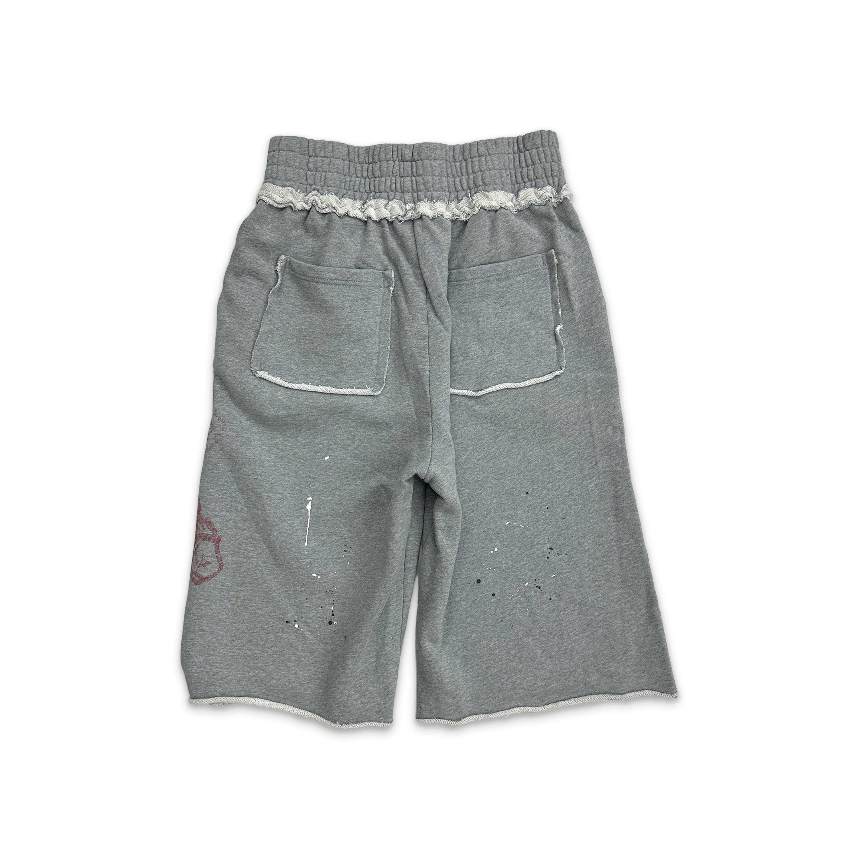 Saint Vanity, Badgers Long Shorts “Heather Grey”