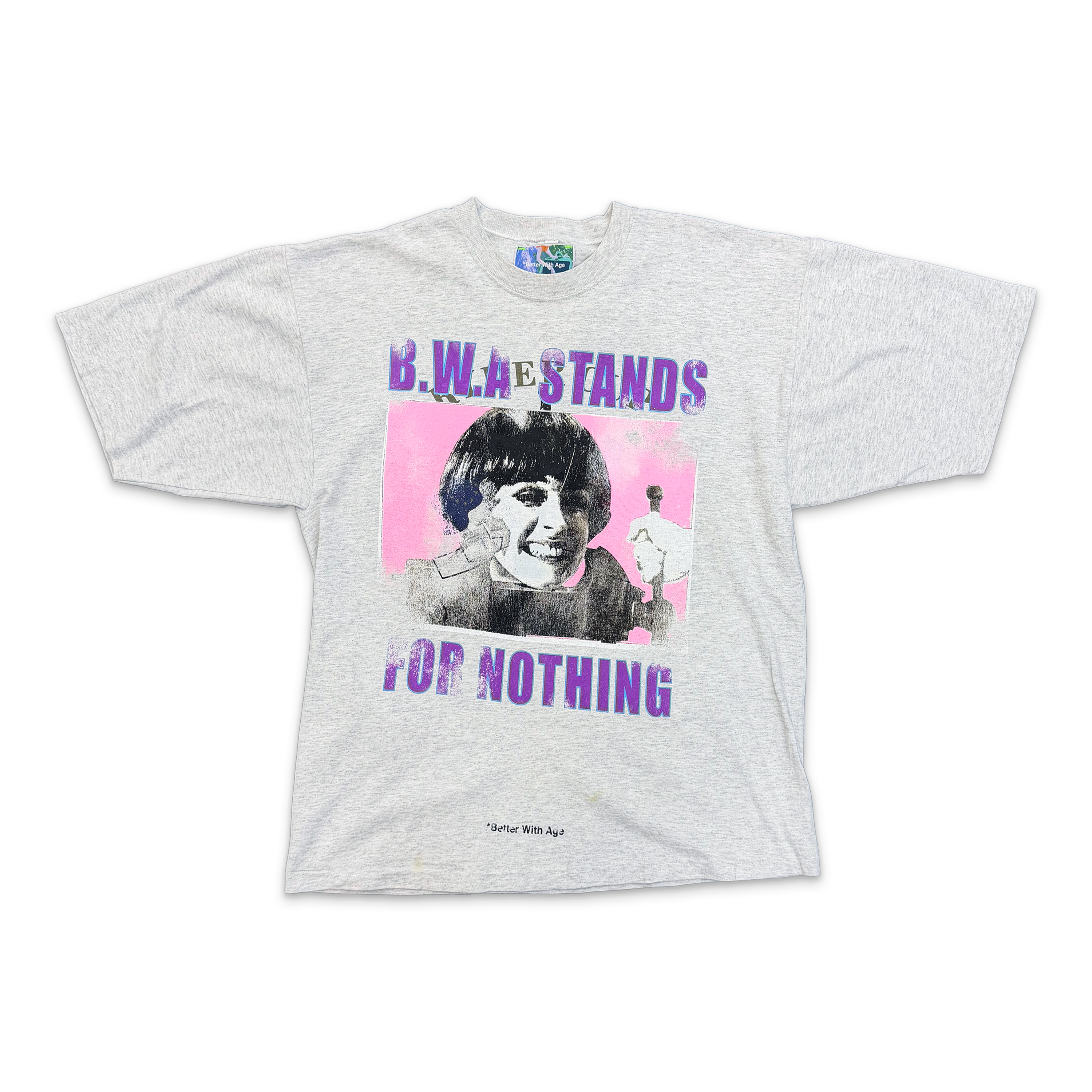 Better With Age, Modest Vintage Tee "Heather Grey"