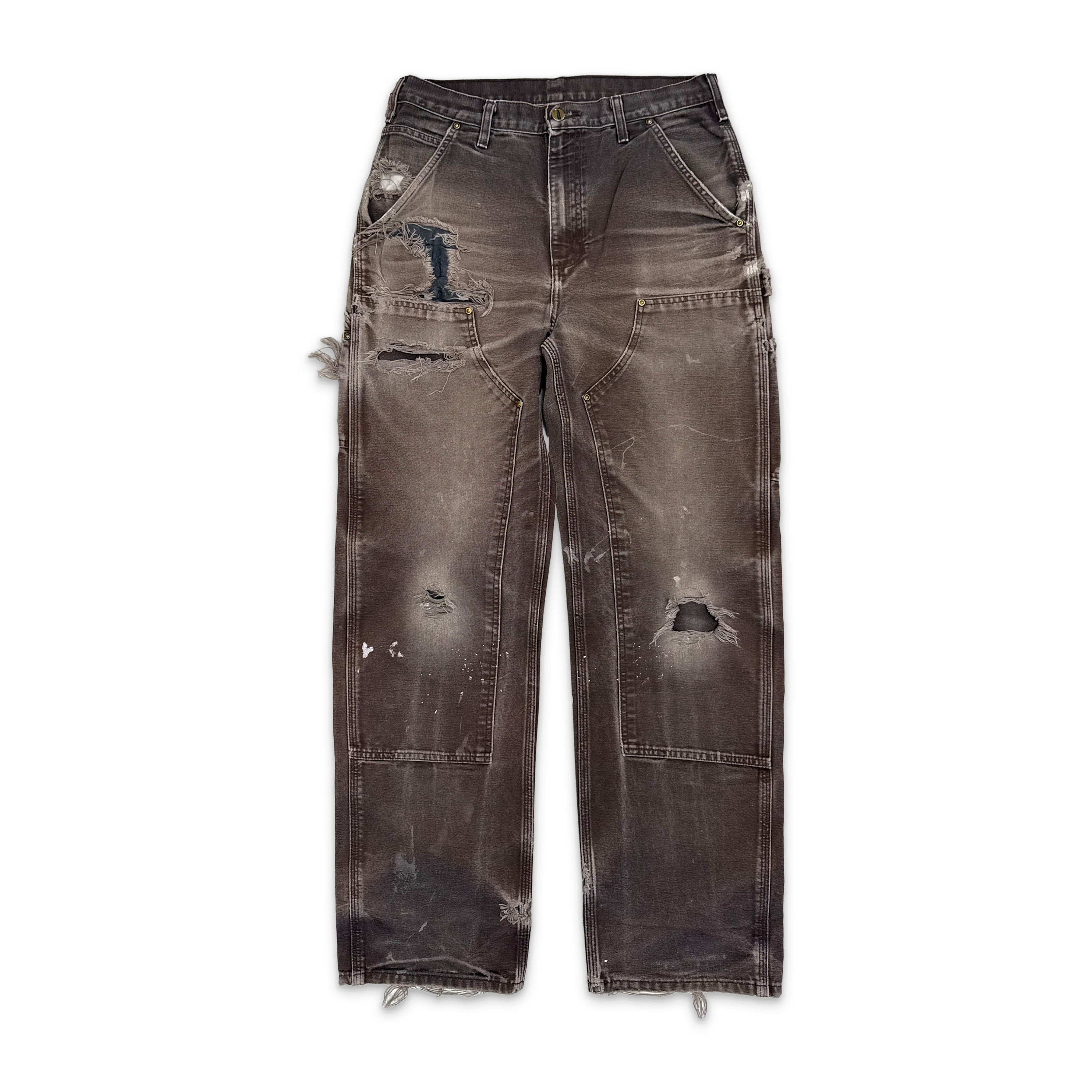 Carhartt Heavily Distressed Carpenter Brown