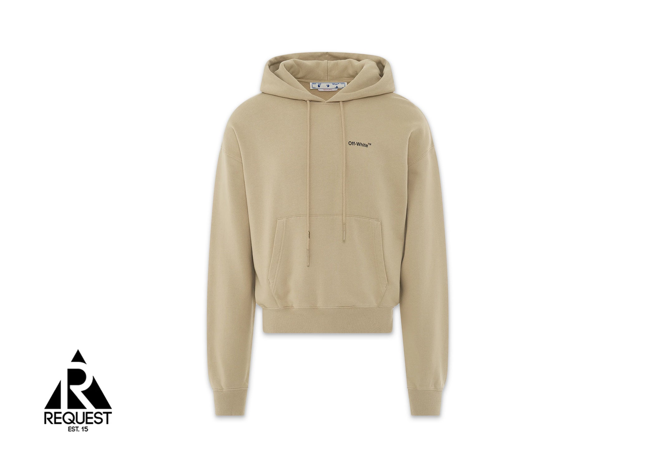 Off-White Caravaggio Arrow Hoodie "Sand"