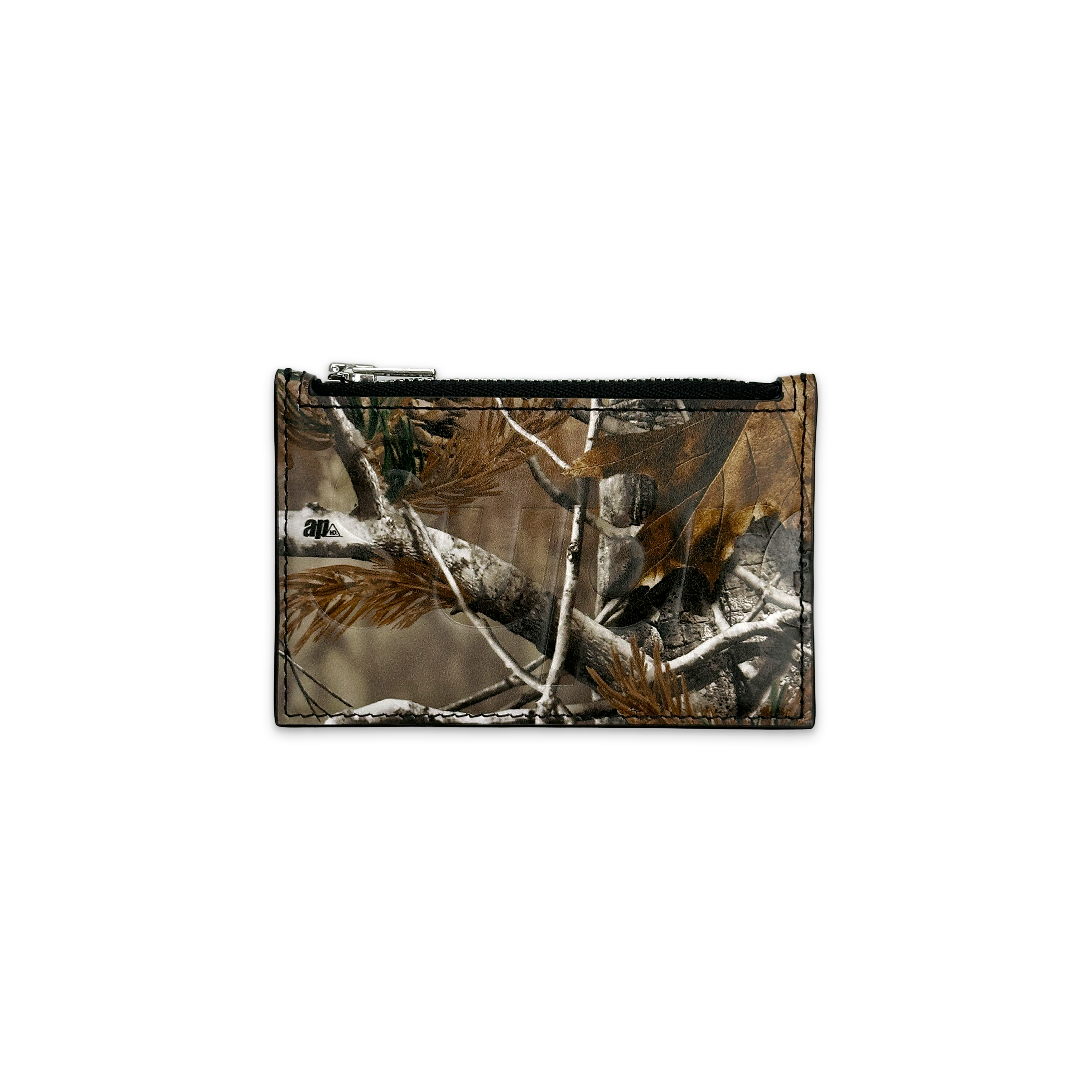 Leather Zip Card Holder "RealTree Camo" (FW25)