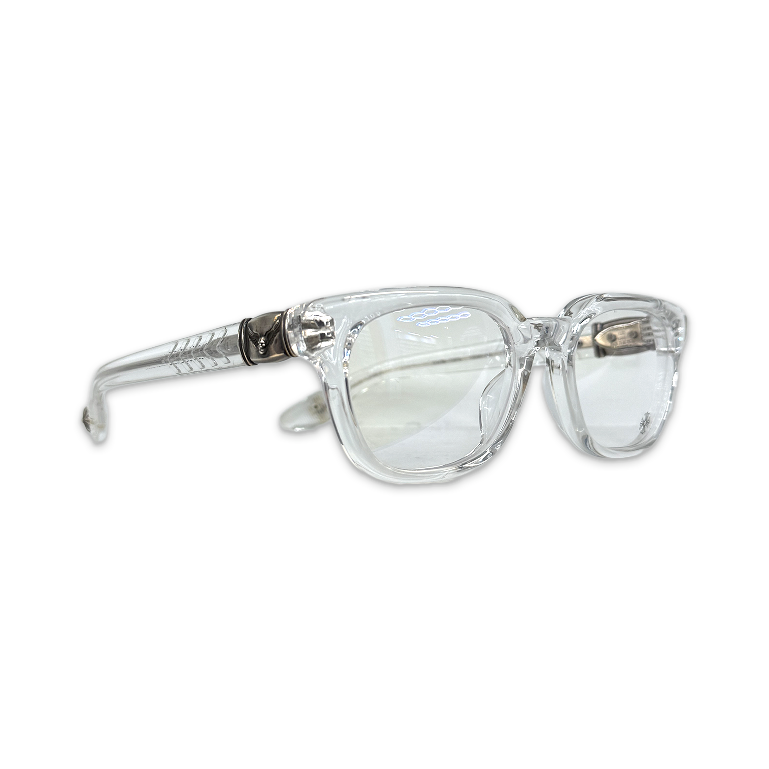 Well Hell Yeah Glasses "Clear/Silver"