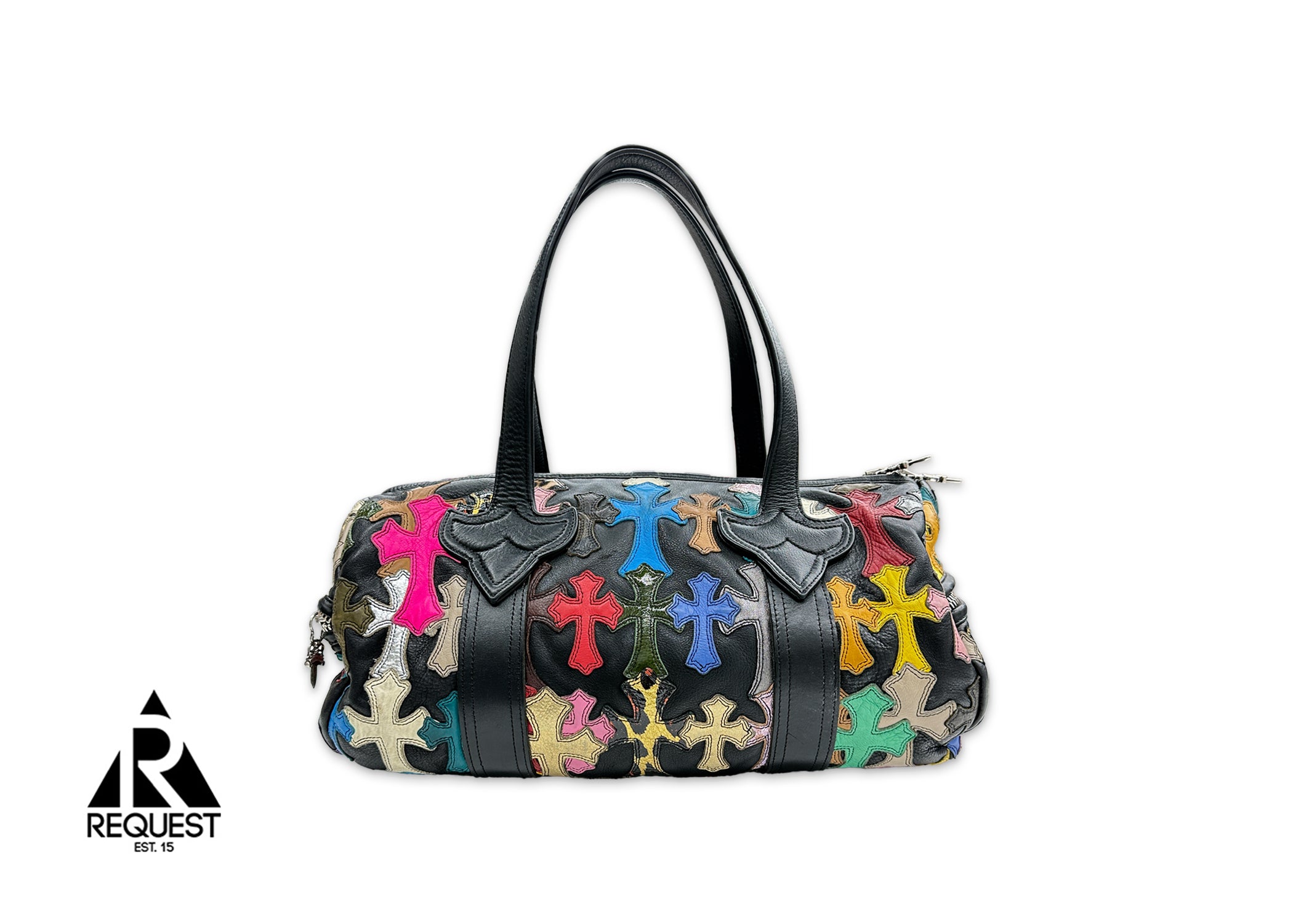 Mini Duffle Bag "Multi Color Crosses"