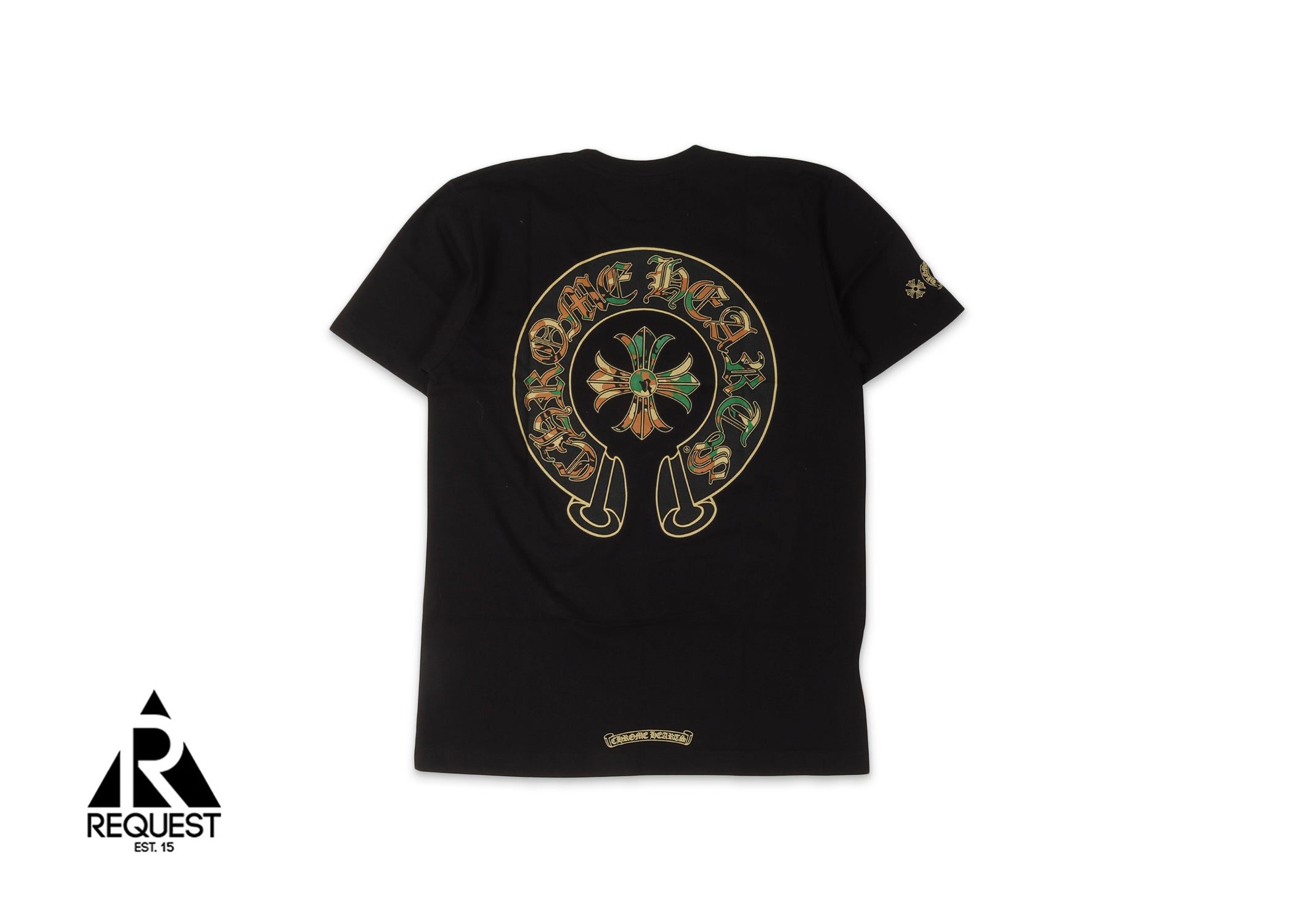 Chrome Hearts Camo Horseshoe Logo Tee "Black"