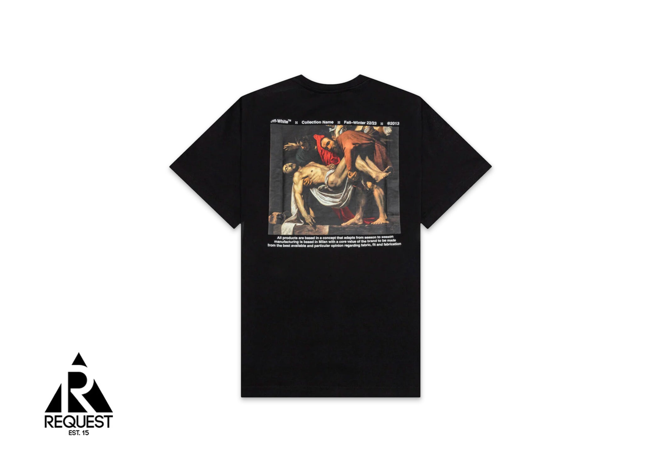 Off-White Caravaggio Deposition Print T-Shirt "Black/Multi"