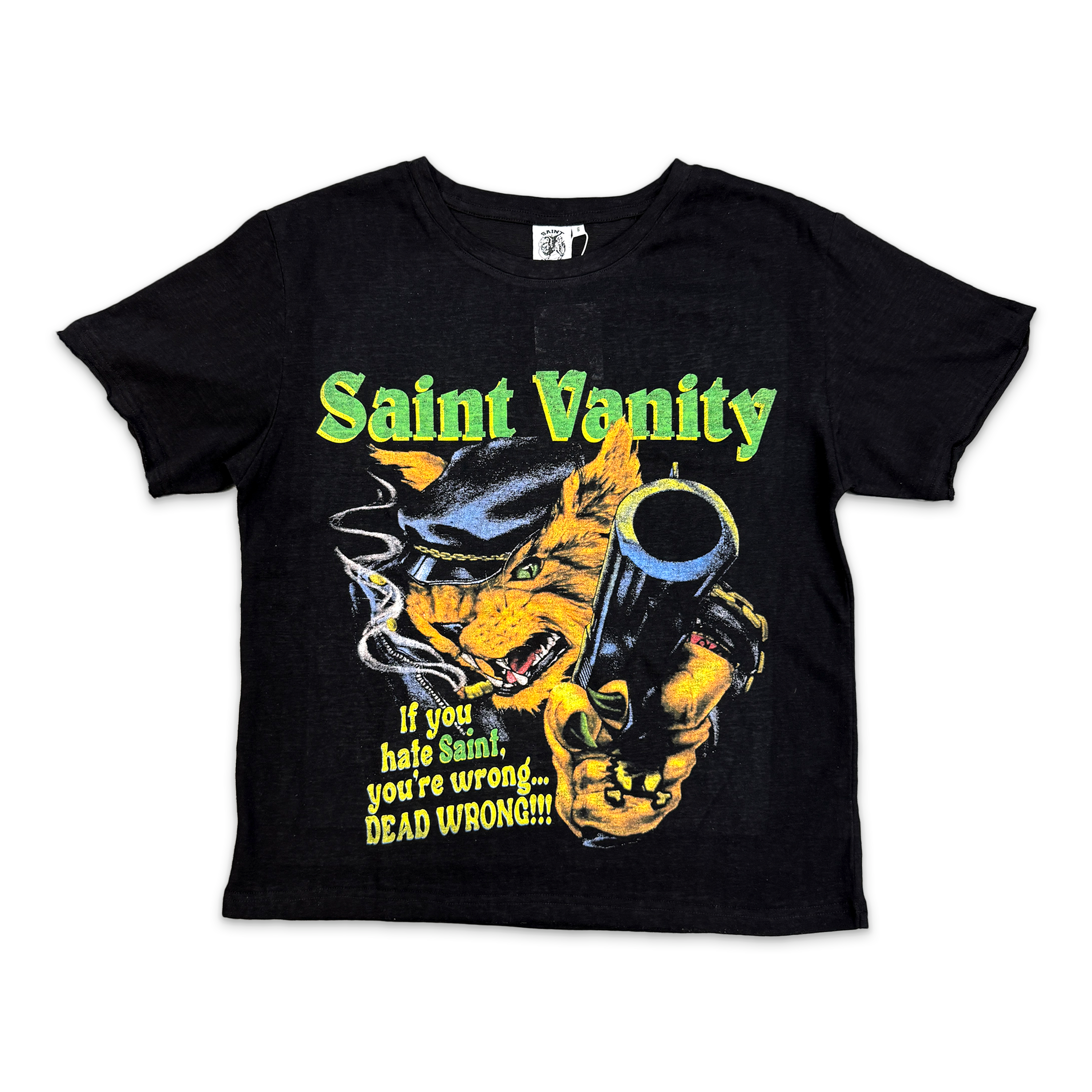 Hate Saint Vintage Tee "Black"