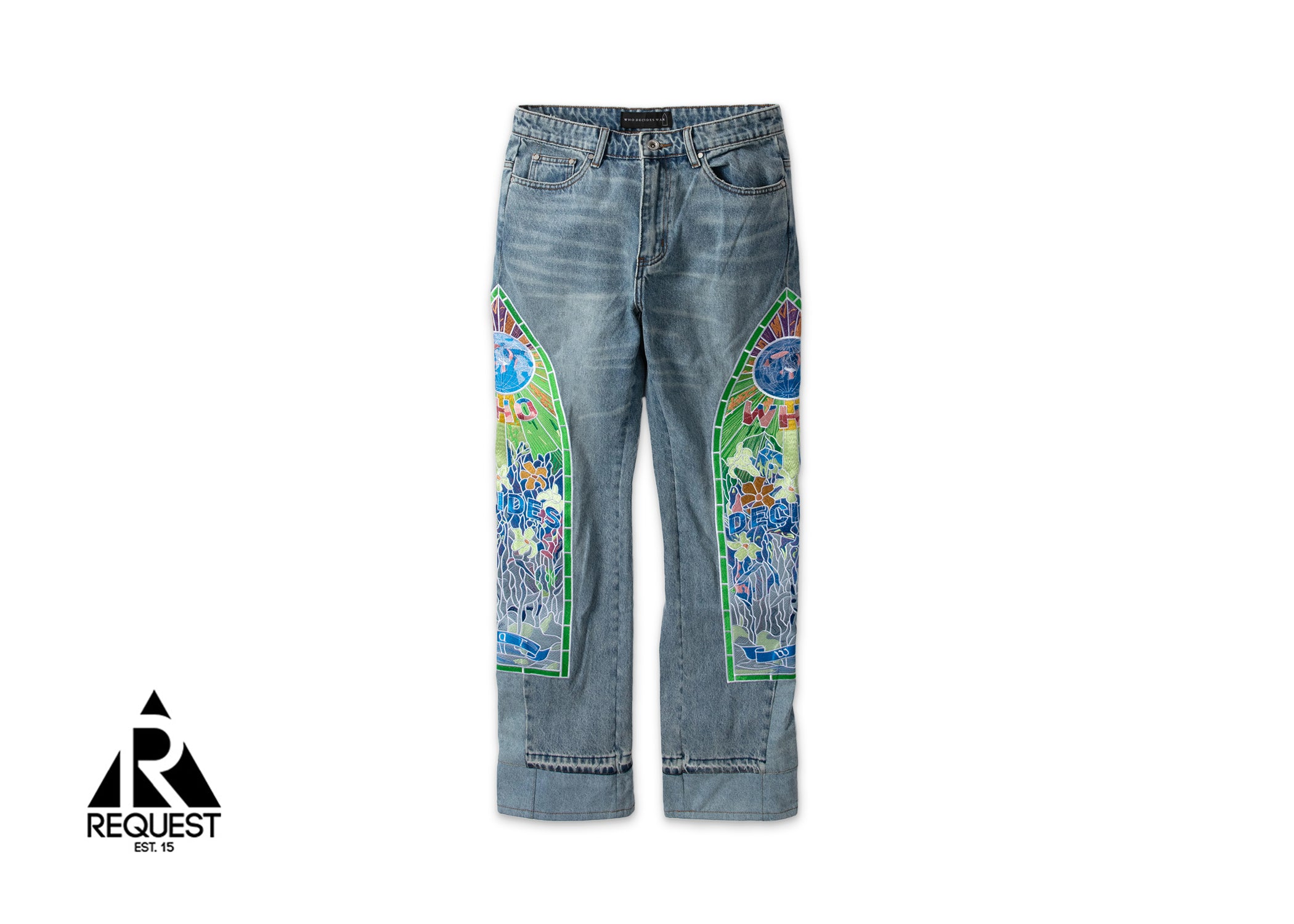 Who Decides War Embroidery Denim "Cowboy"