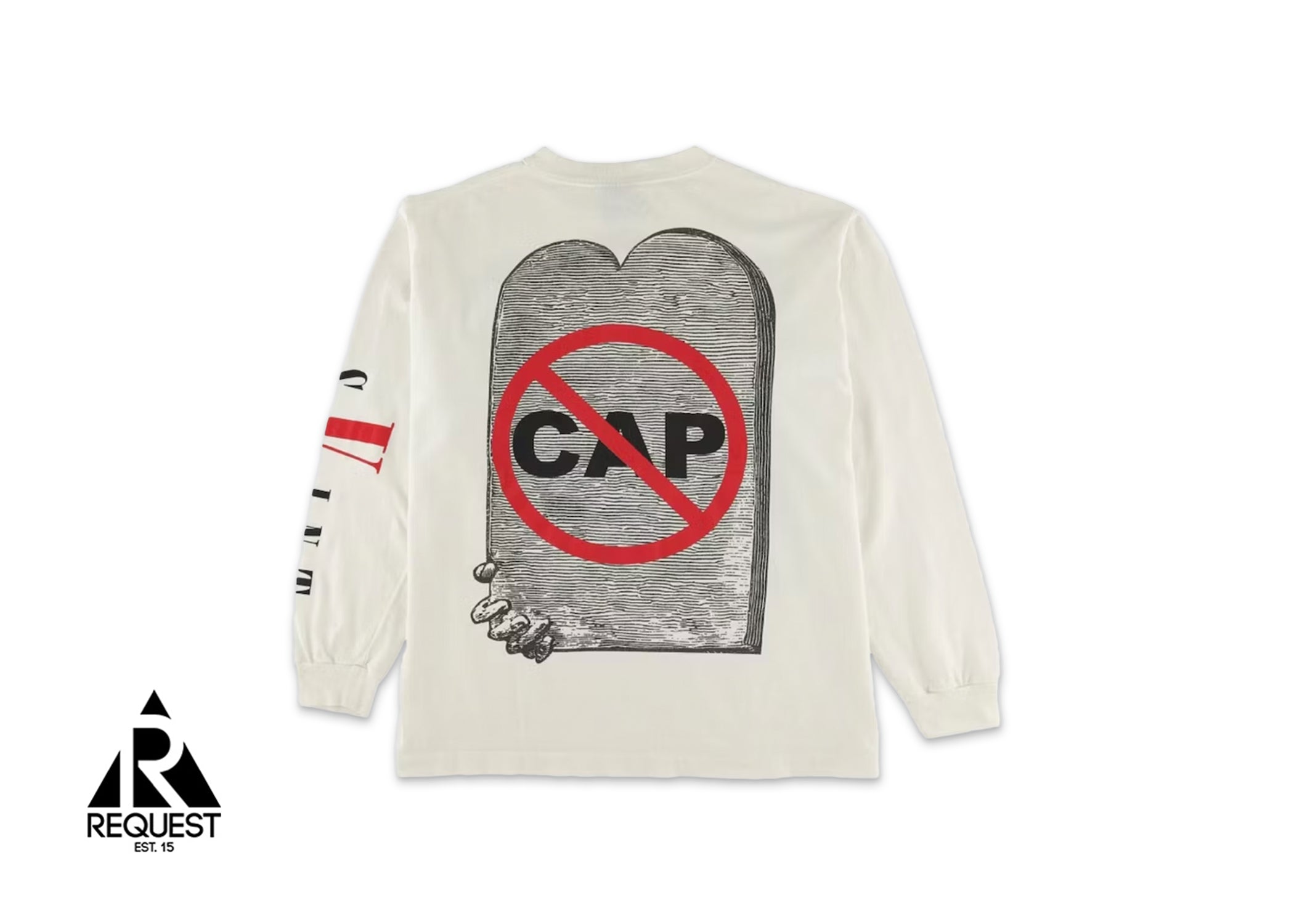 Saint Michael x Vlone No Cap L/S Tee "White"