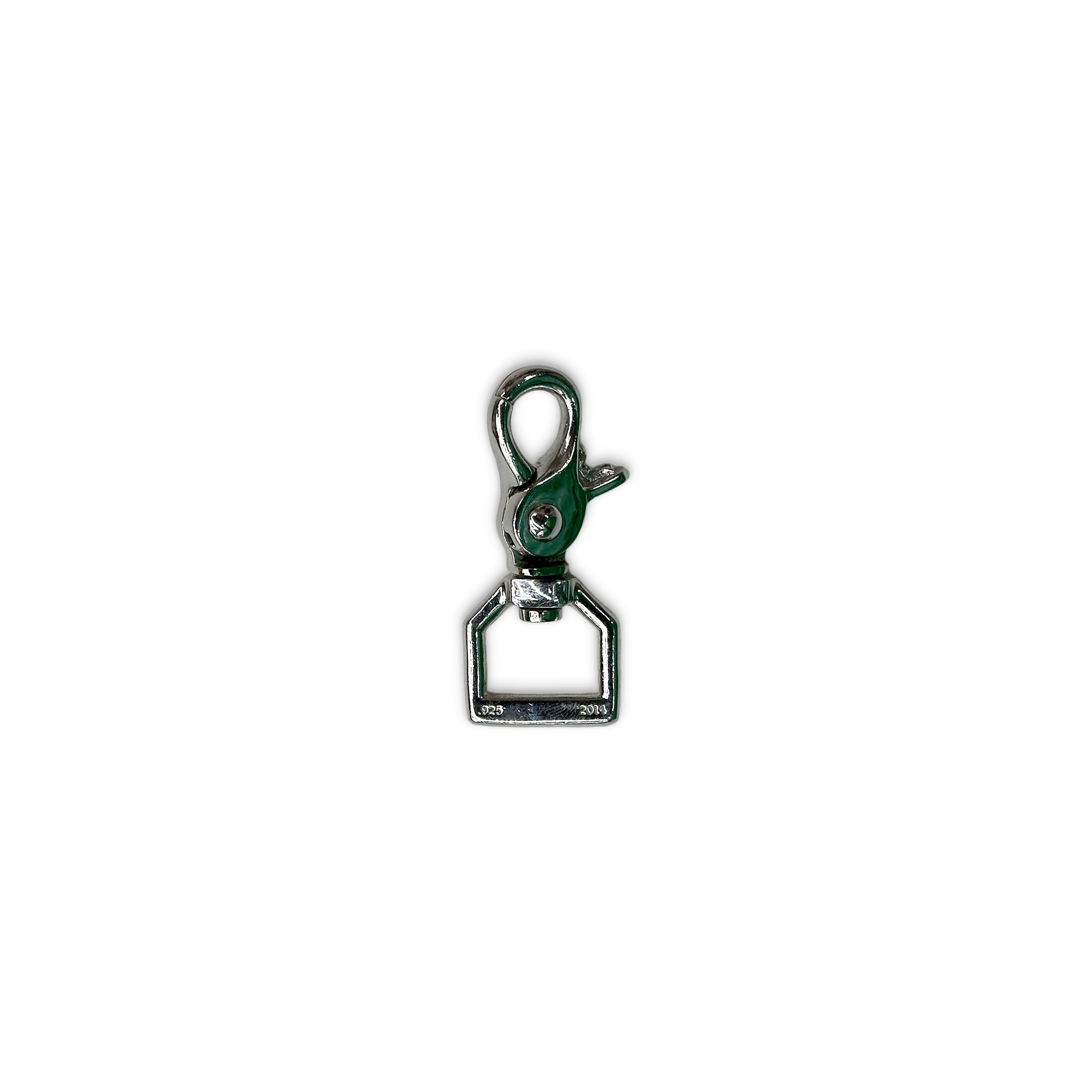 Chrome Hearts, Rhodium Box Keychain w/ Clasp