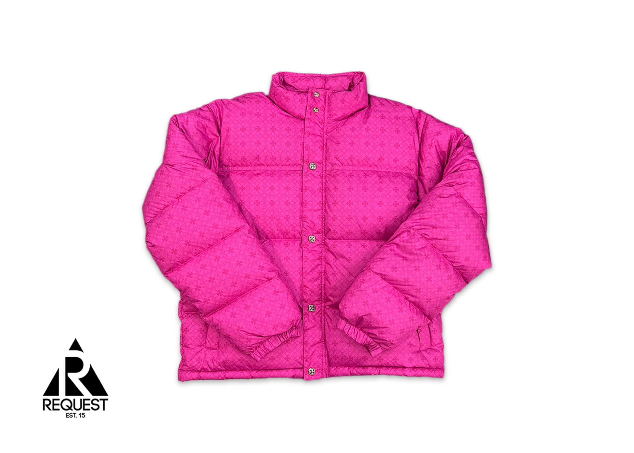 Chrome Hearts Puffer Jacket "Fuchsia Pink"