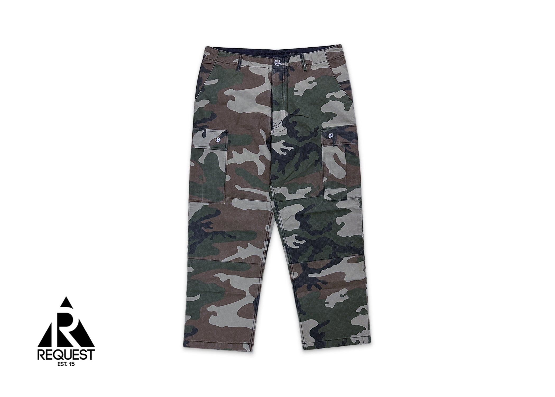 Ripstop Cargo Pants w/ Cross "Camo"