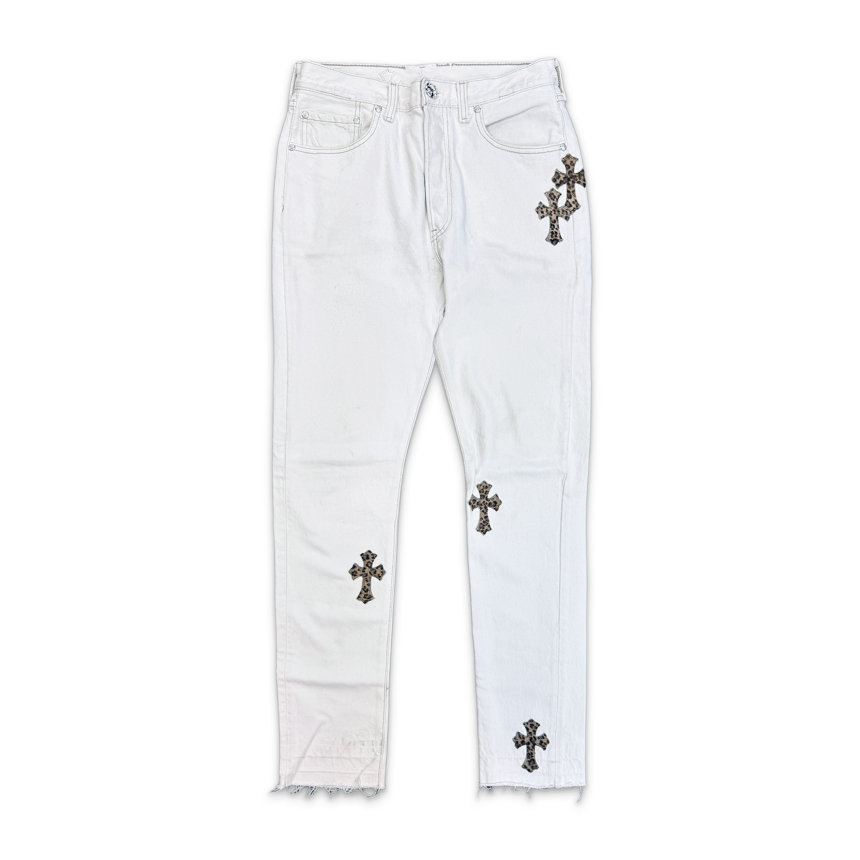 Levi's Cheetah Cross Patch Jeans "White"