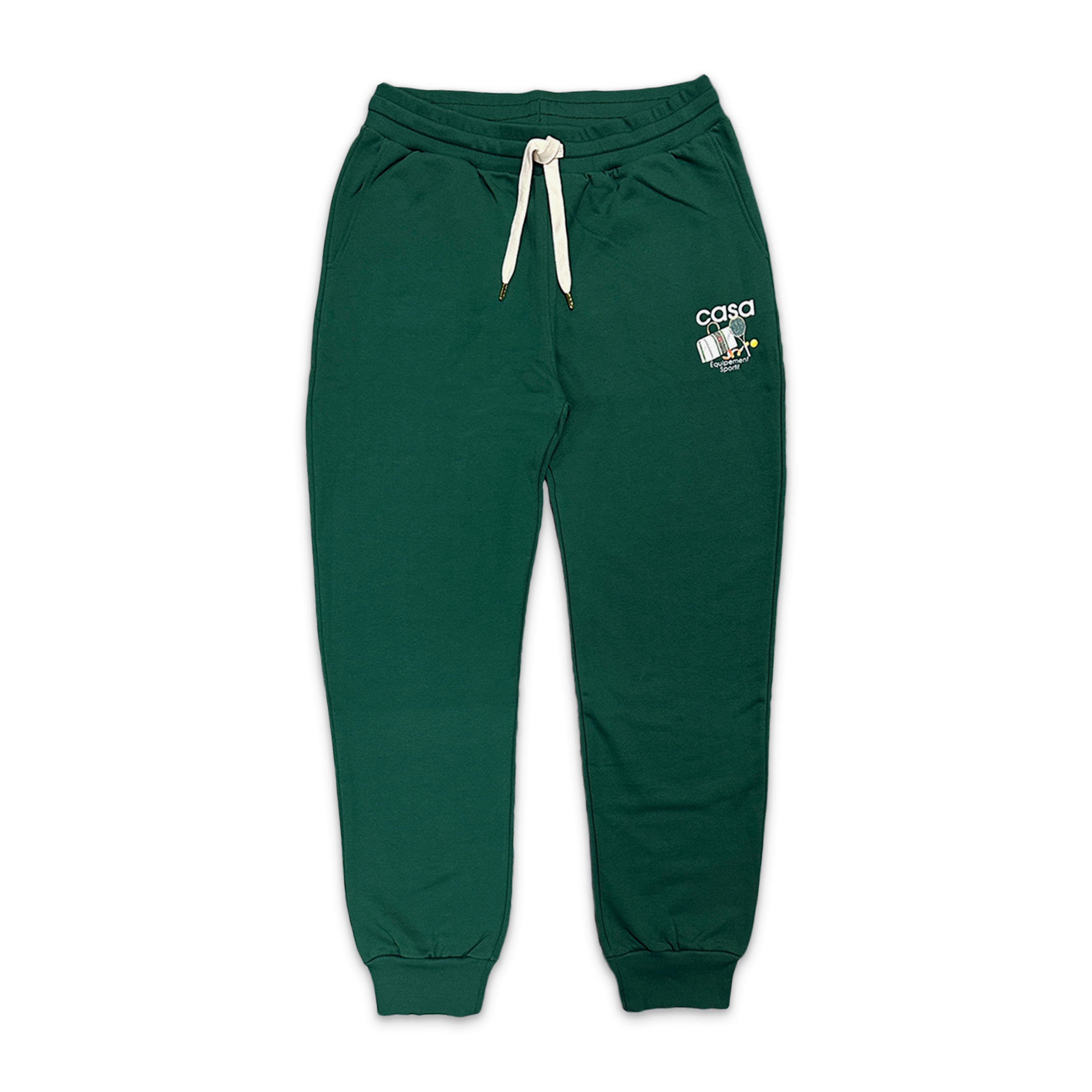 Casablanca, Loopback Equipement Sportif Printed Sweatpants "Evergreen"