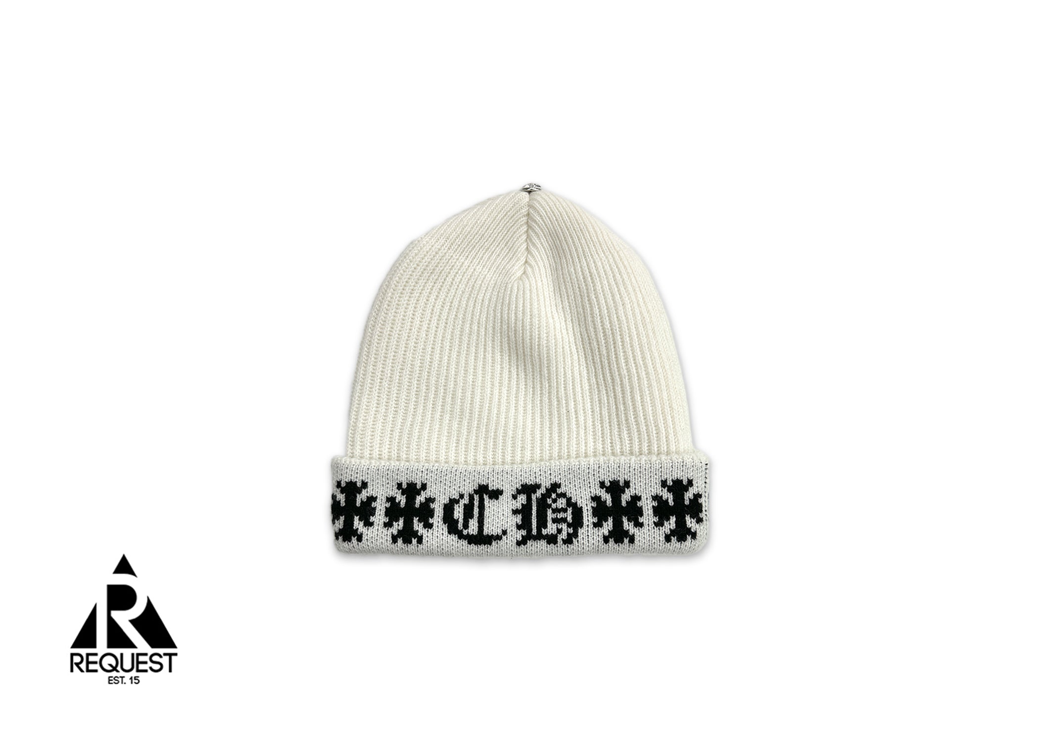 Chrome Hearts, Big Daddy Cashmere Beanie "White"