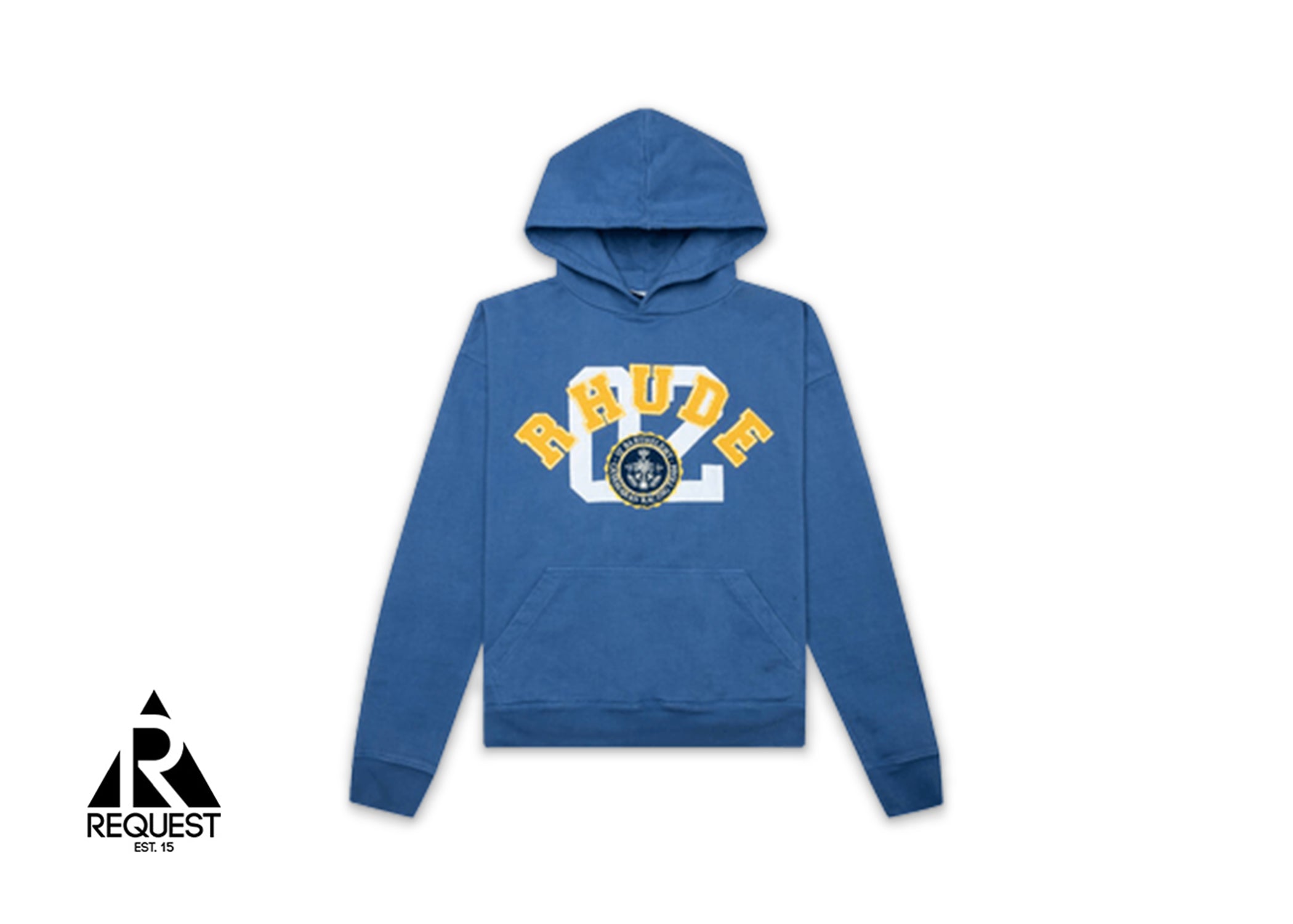 Rhude Catamaran Logo Chenille Hoodie "Blue"