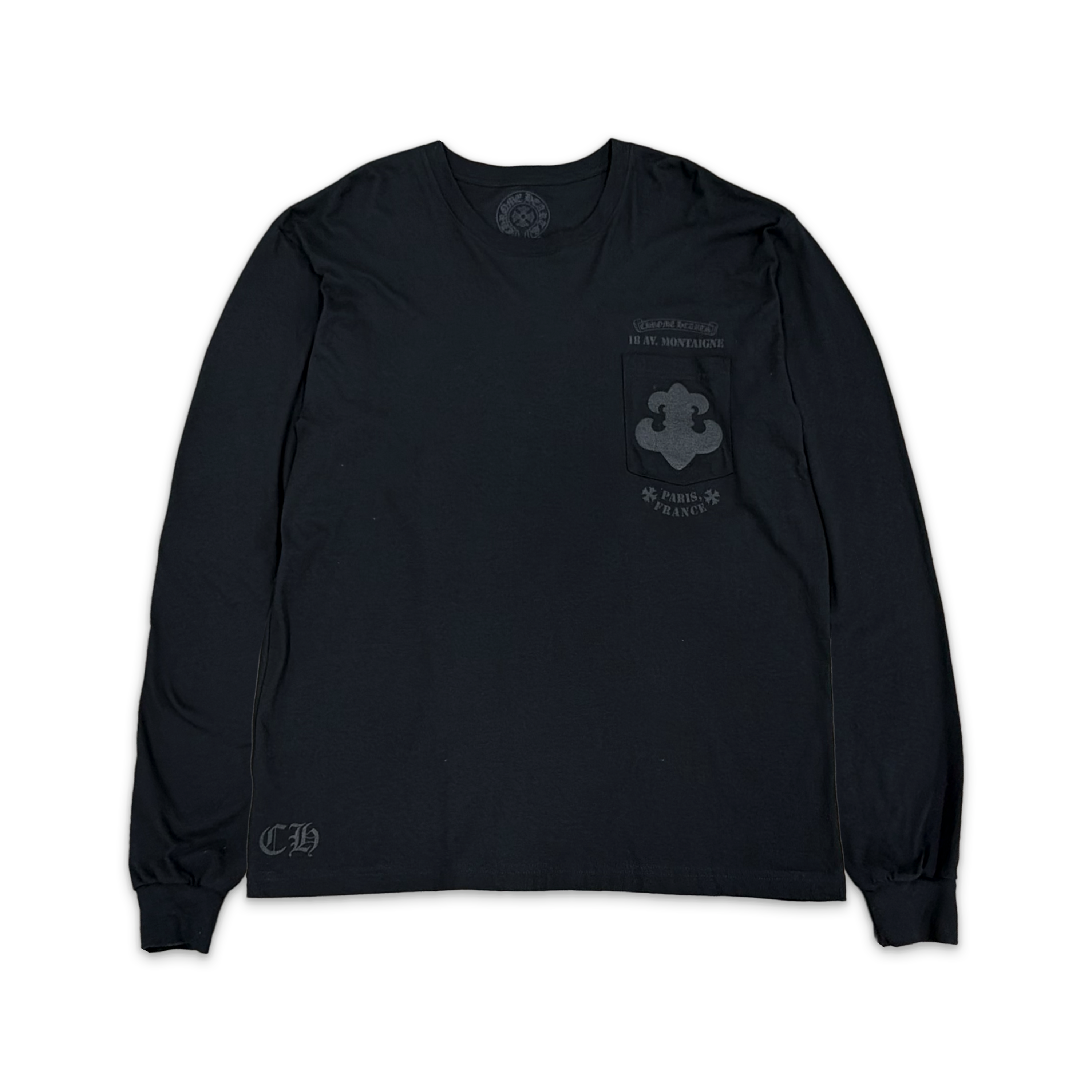Chrome Hearts, Paris Exclusive L/S Tee “Black”