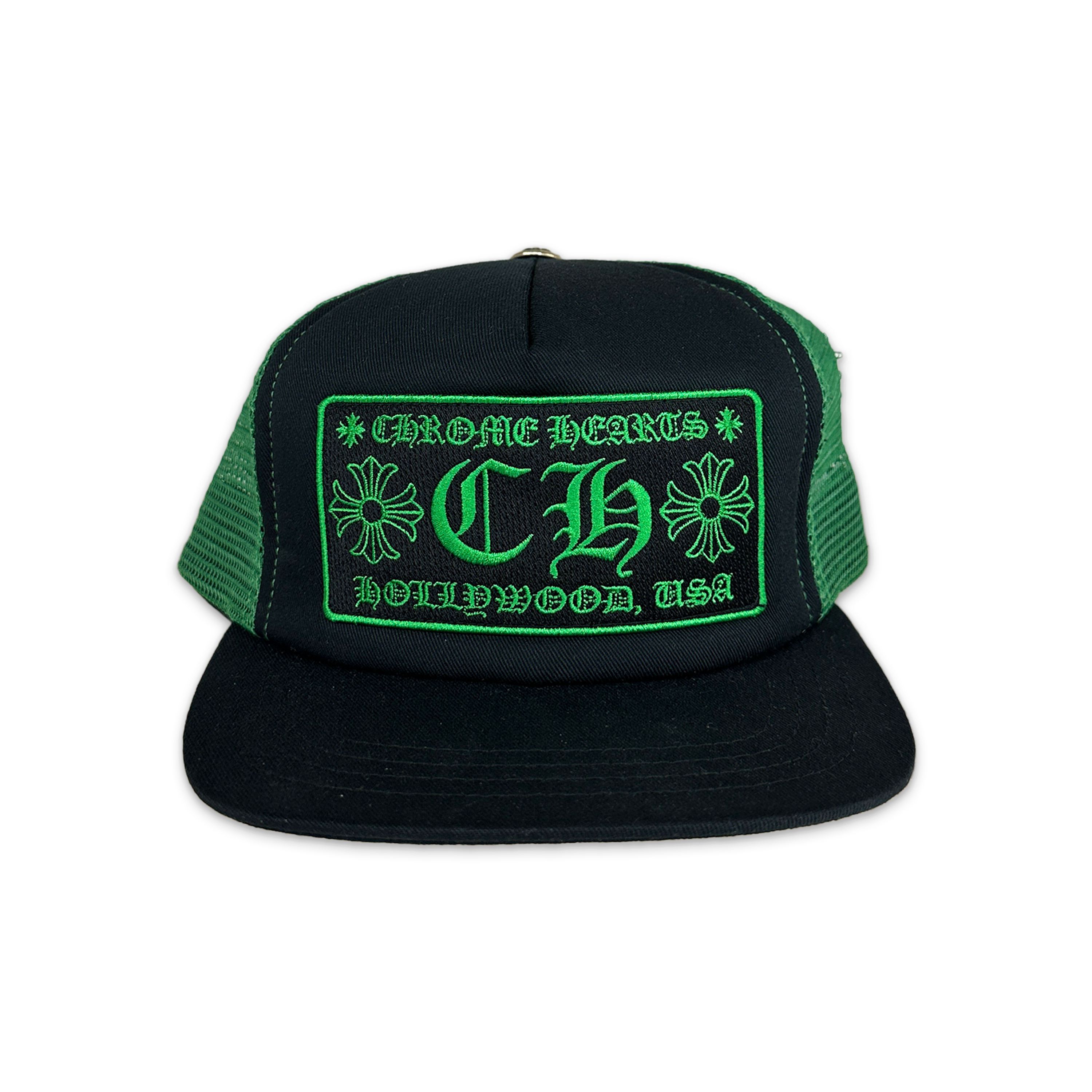 Chrome Hearts, CH Trucker Hat "Black Green"
