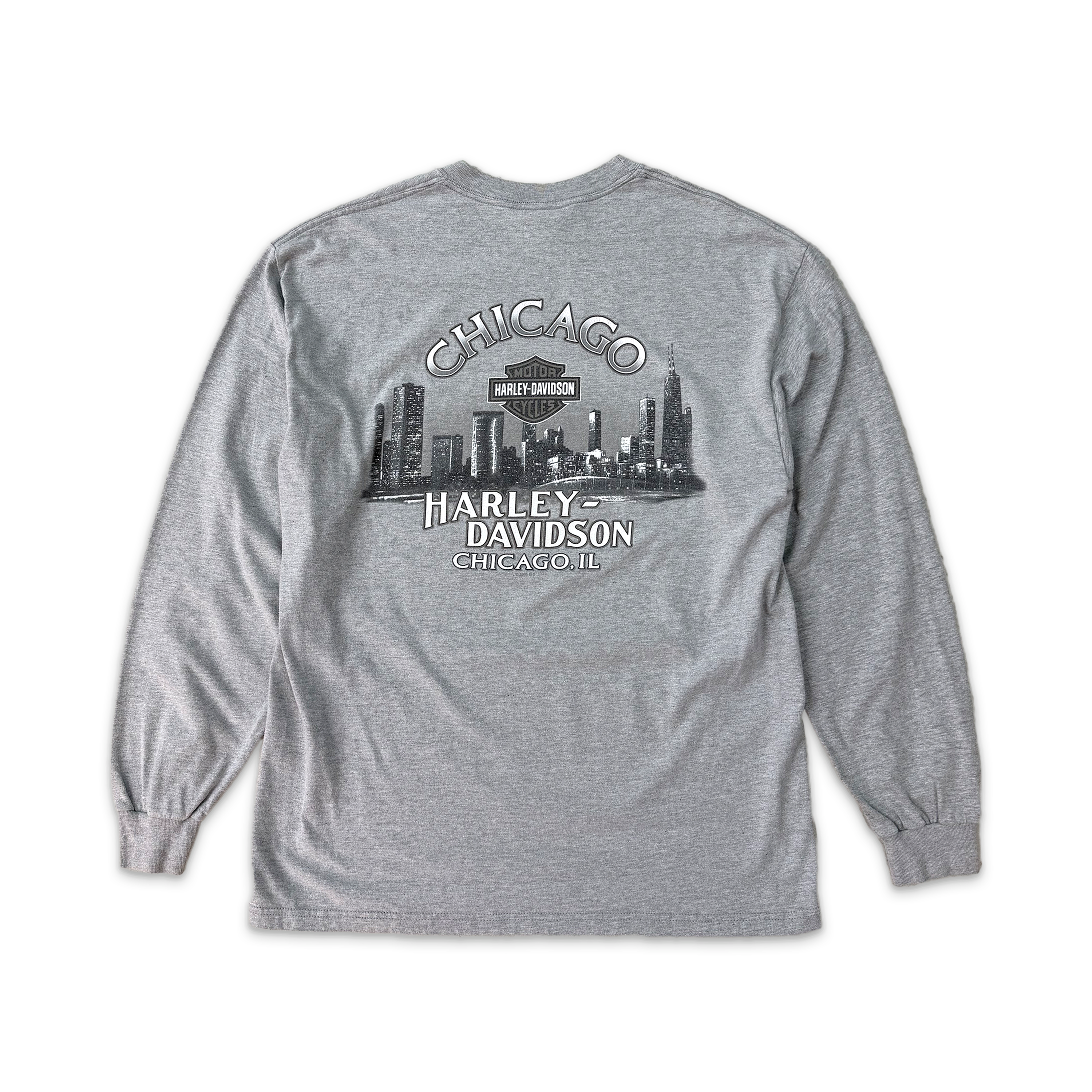 Harley Davidson Chicago L/S Tee "Grey"