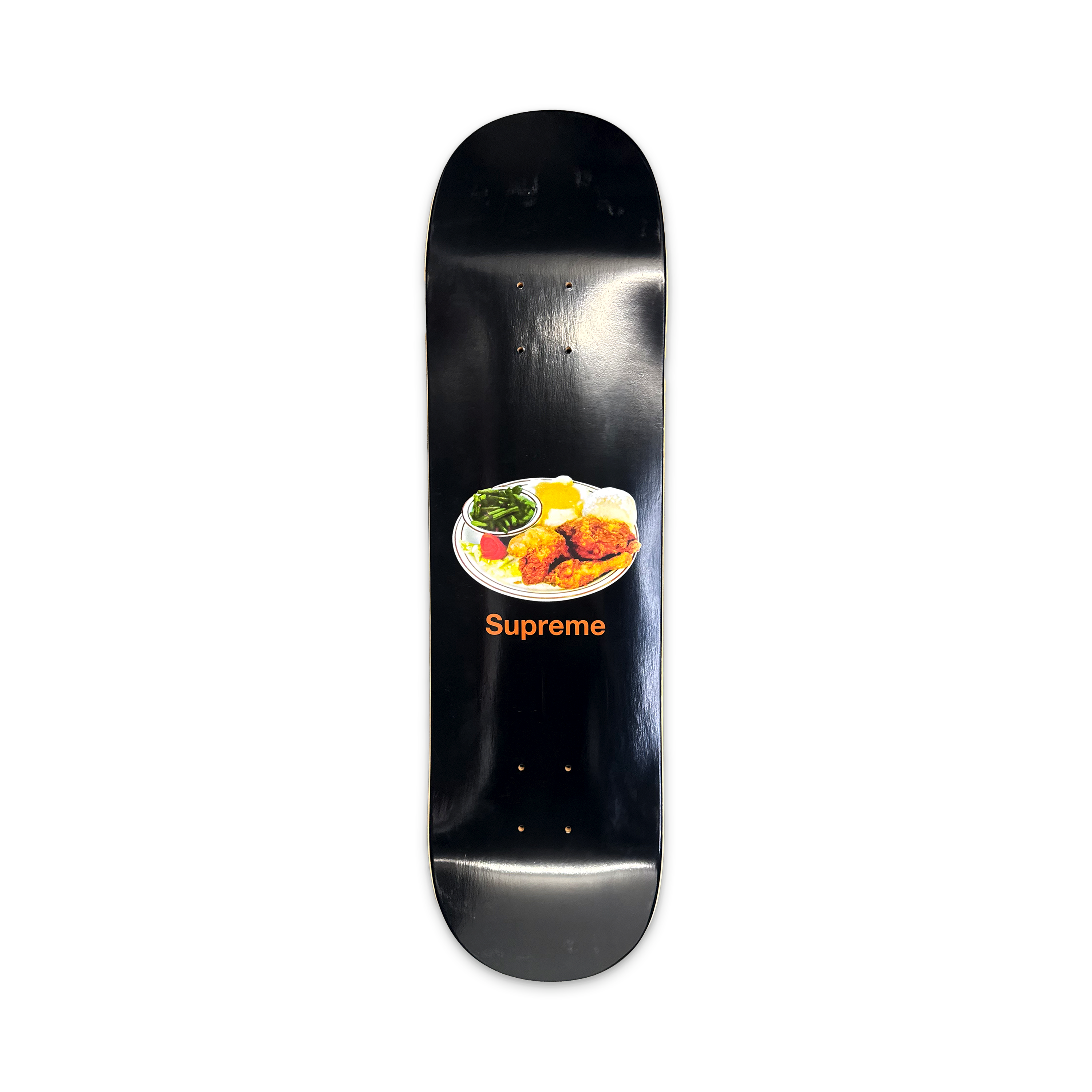 Supreme Chicken Dinner Skateboard Deck "Black"