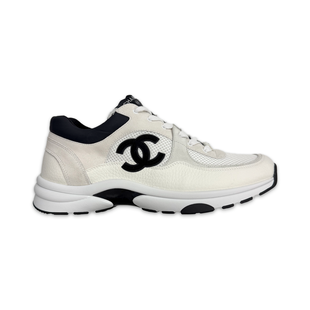 Low Top Trainer "White Black"