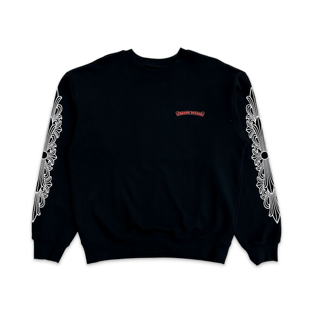 Matty Boy Floral Chomper Crewneck  Sweatshirt "Black"