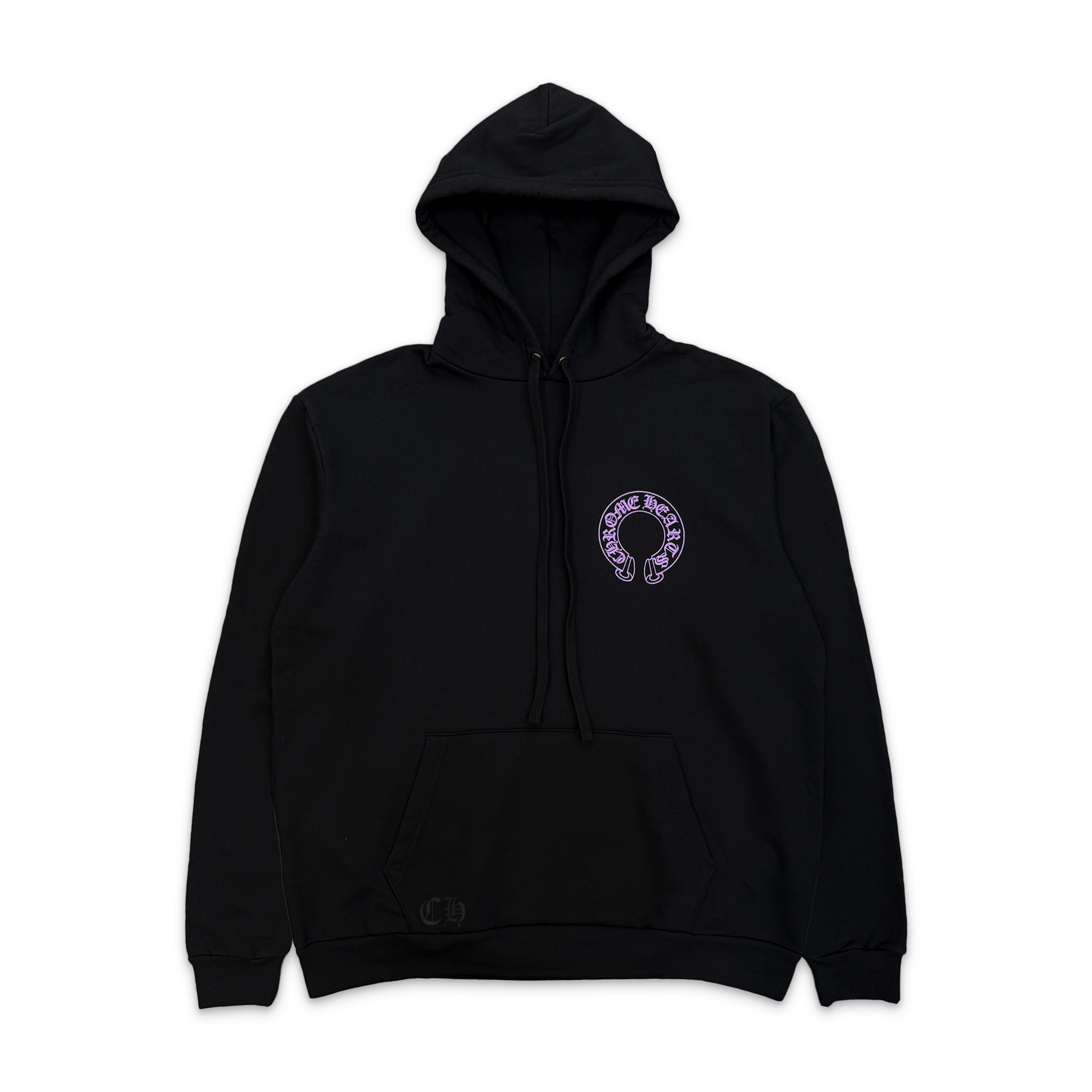 Chrome Hearts, Friends & Family Floral Hoodie "Black Purple Glitter"