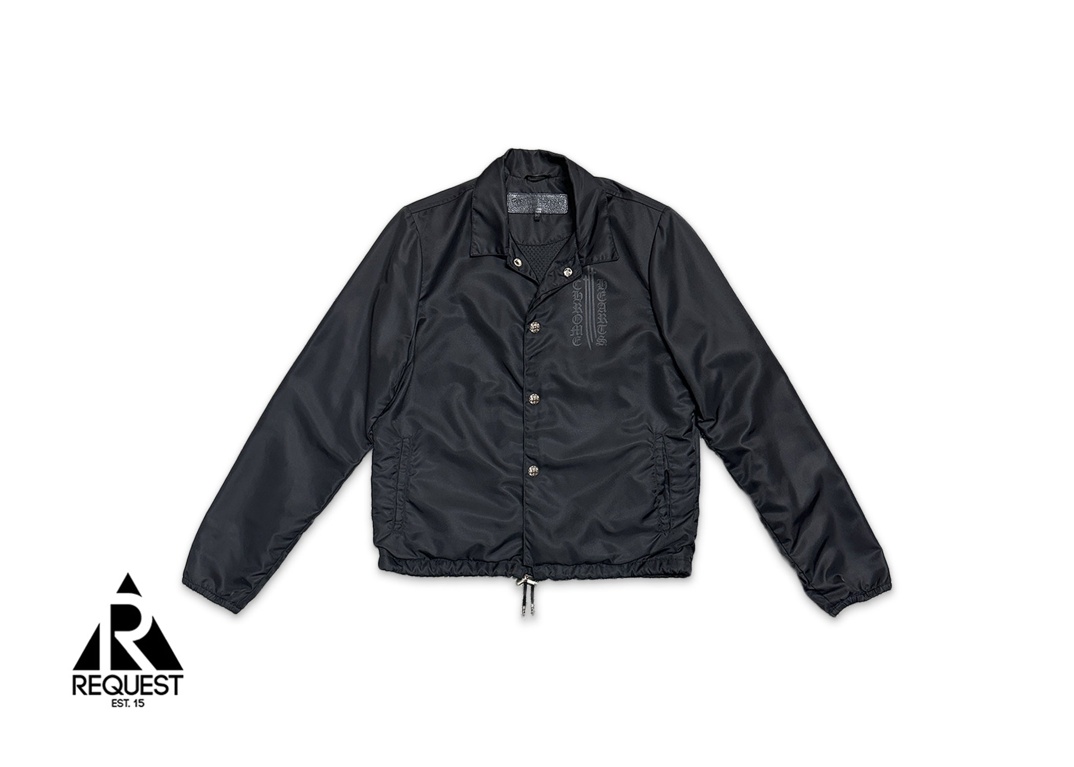 Nylon Riggins Coaches Jacket "Black"