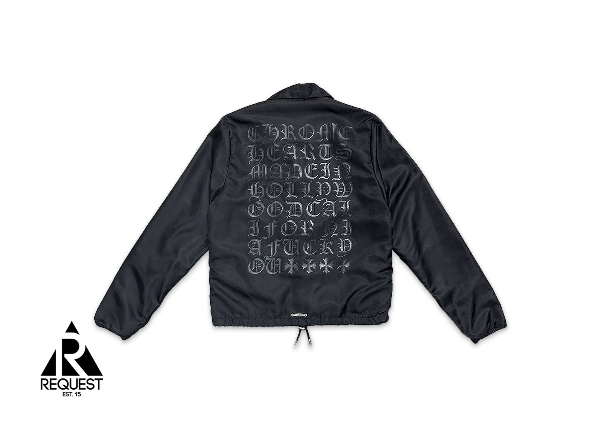 Nylon Riggins Coaches Jacket "Black"