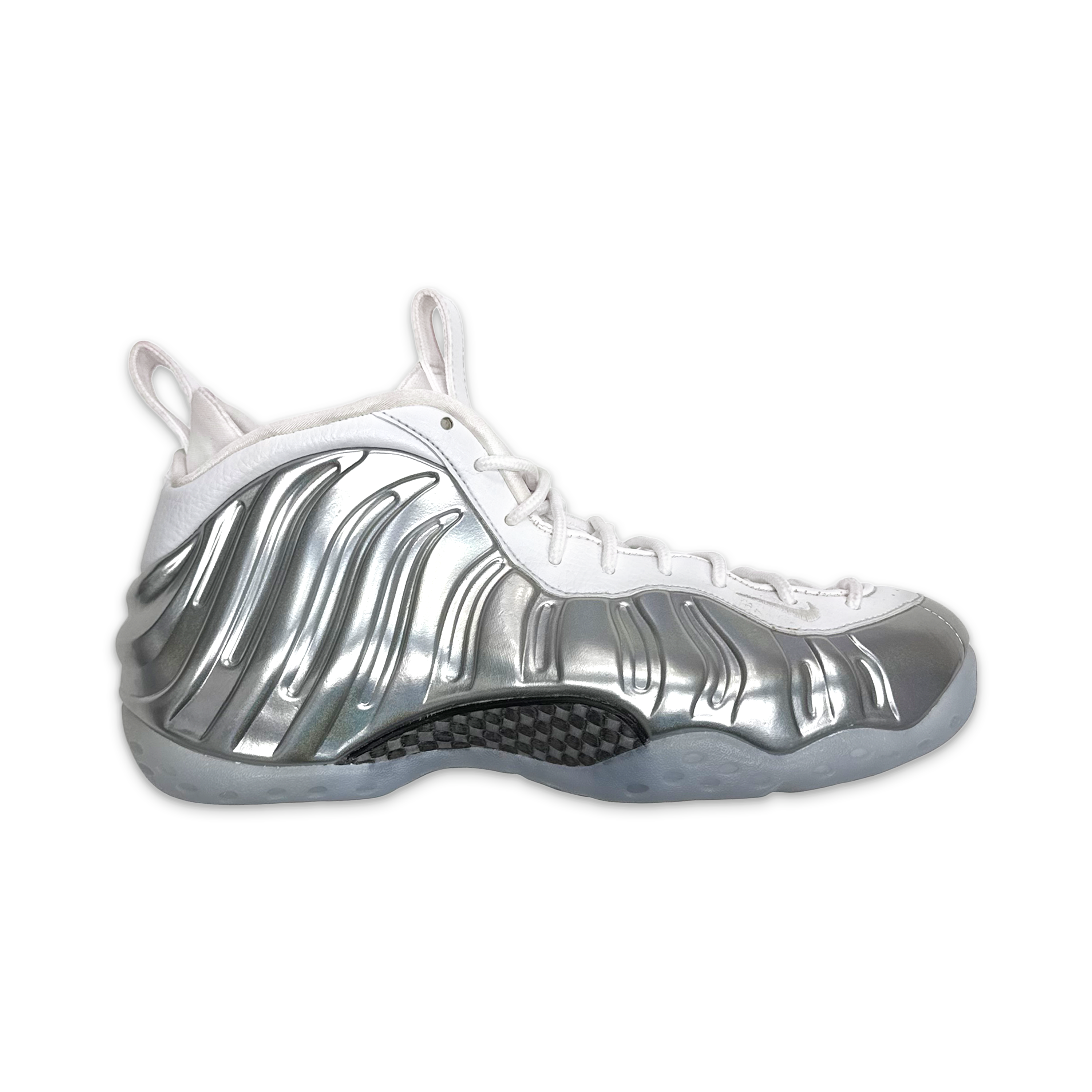 white chrome foamposite