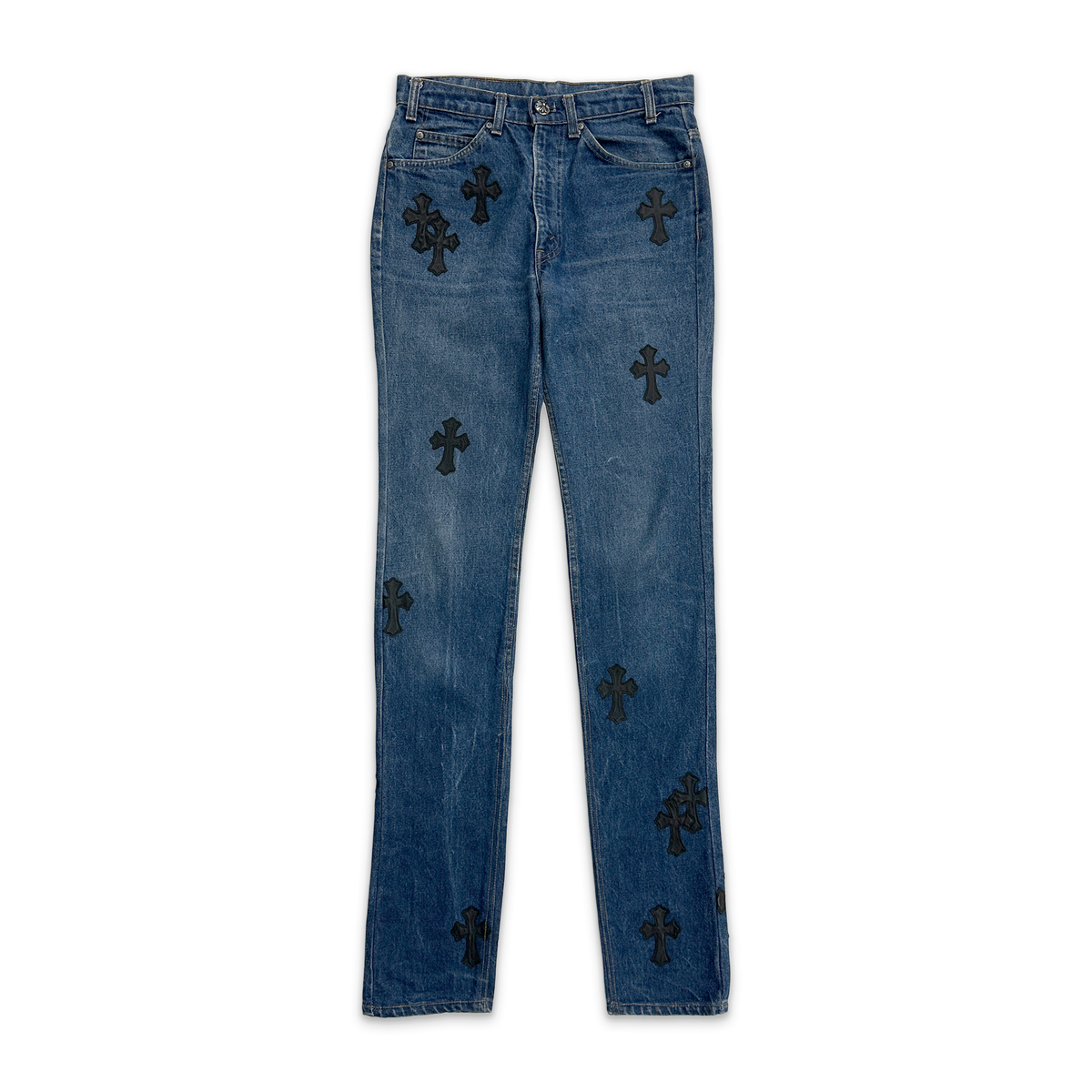 Levi’s Indigo Denim Jeans "Black Crosses"