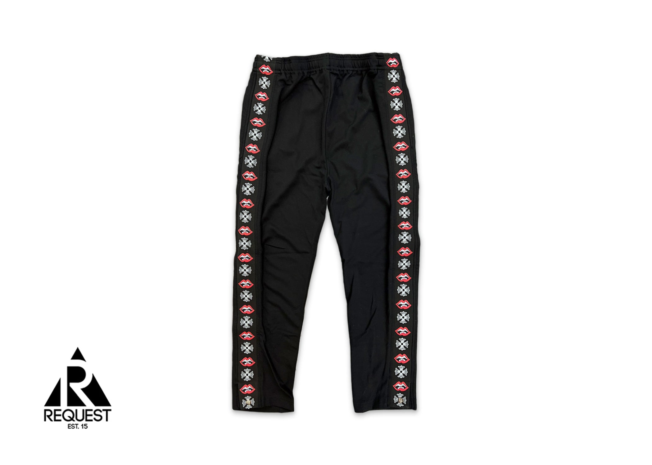 Matty Boy Chomper Track Pants "Black Red"