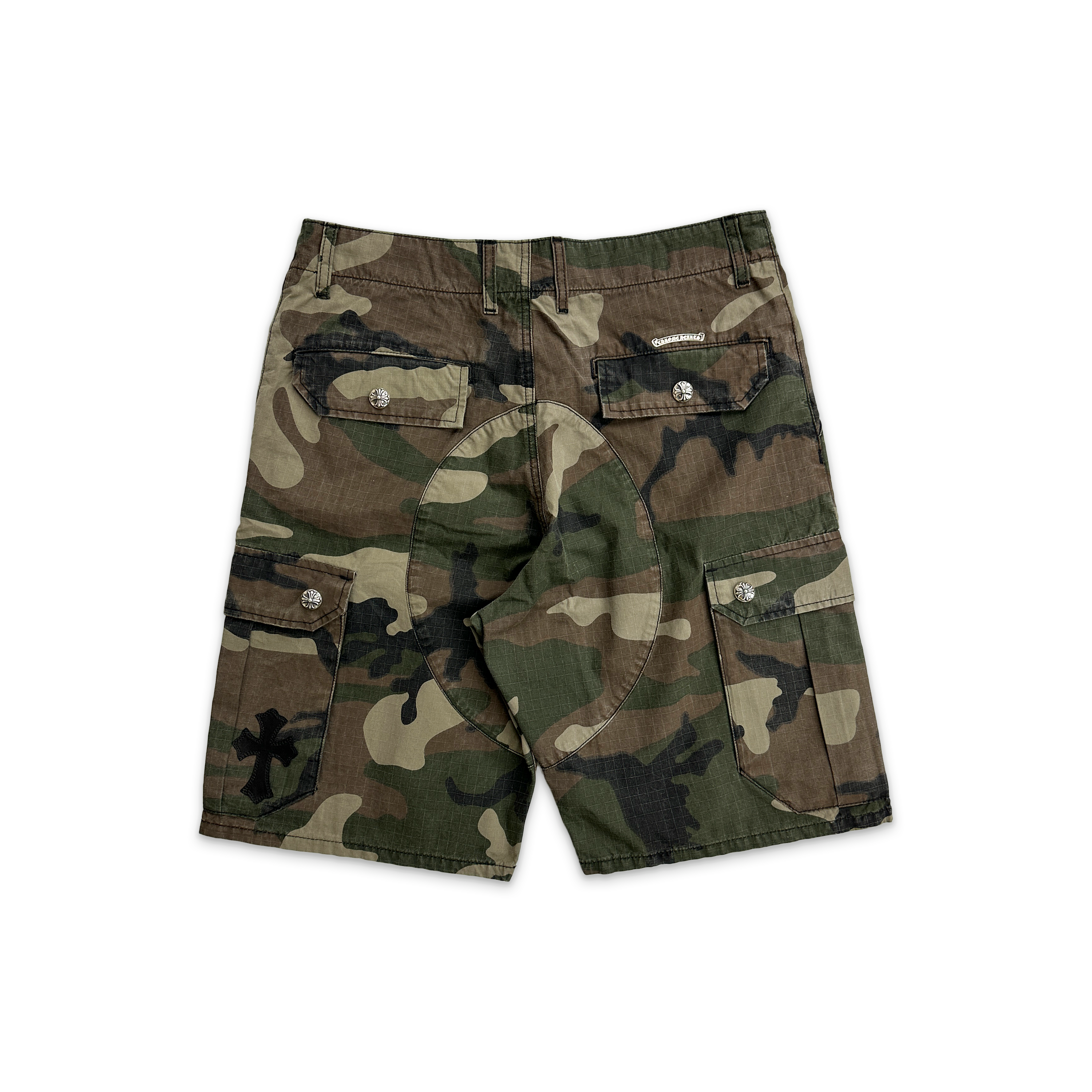 Chrome Hearts, Ripstop Cargo Shorts w/ Cross "Camo"