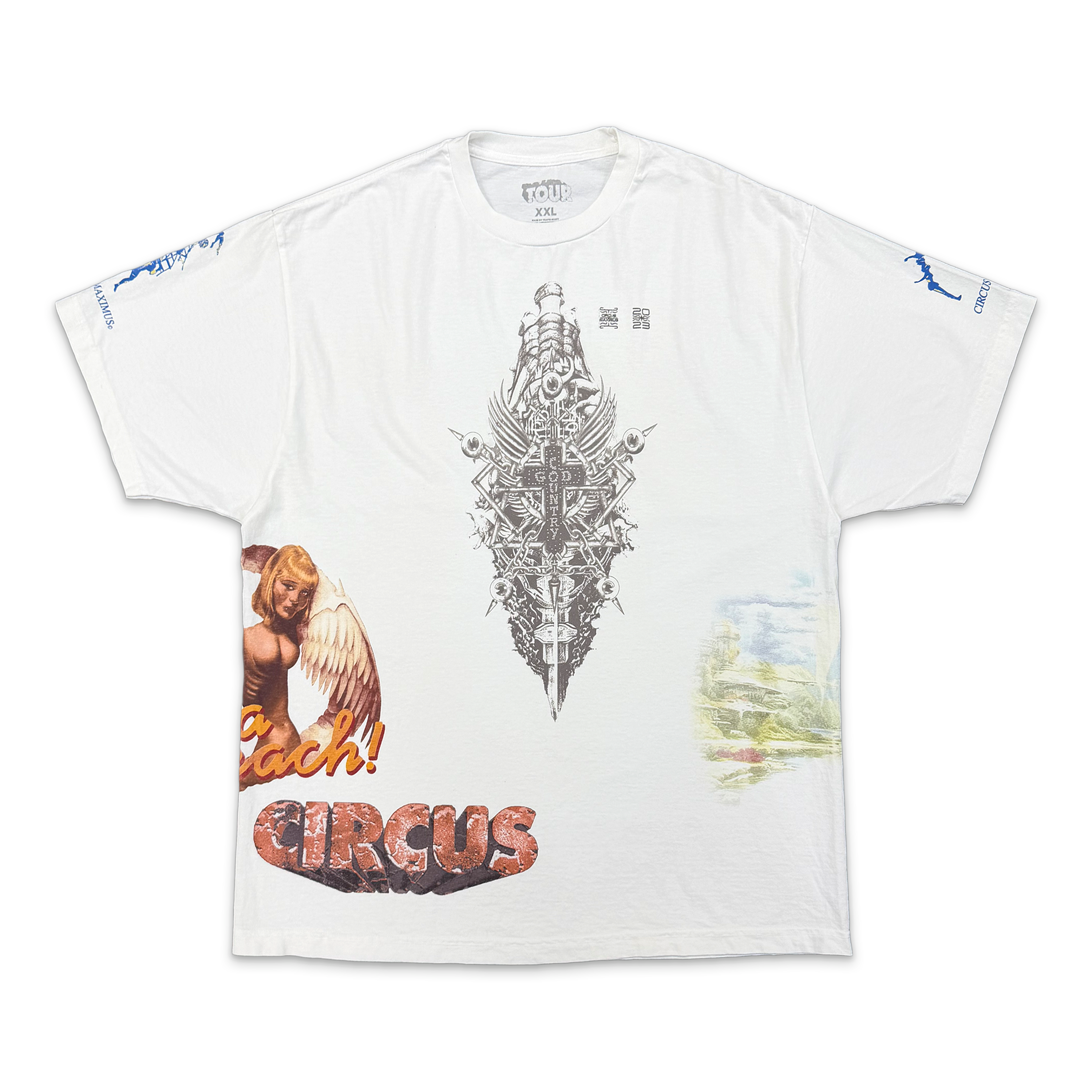 Travis Scott Utopia Circus Maximus See The Future Tee "White"