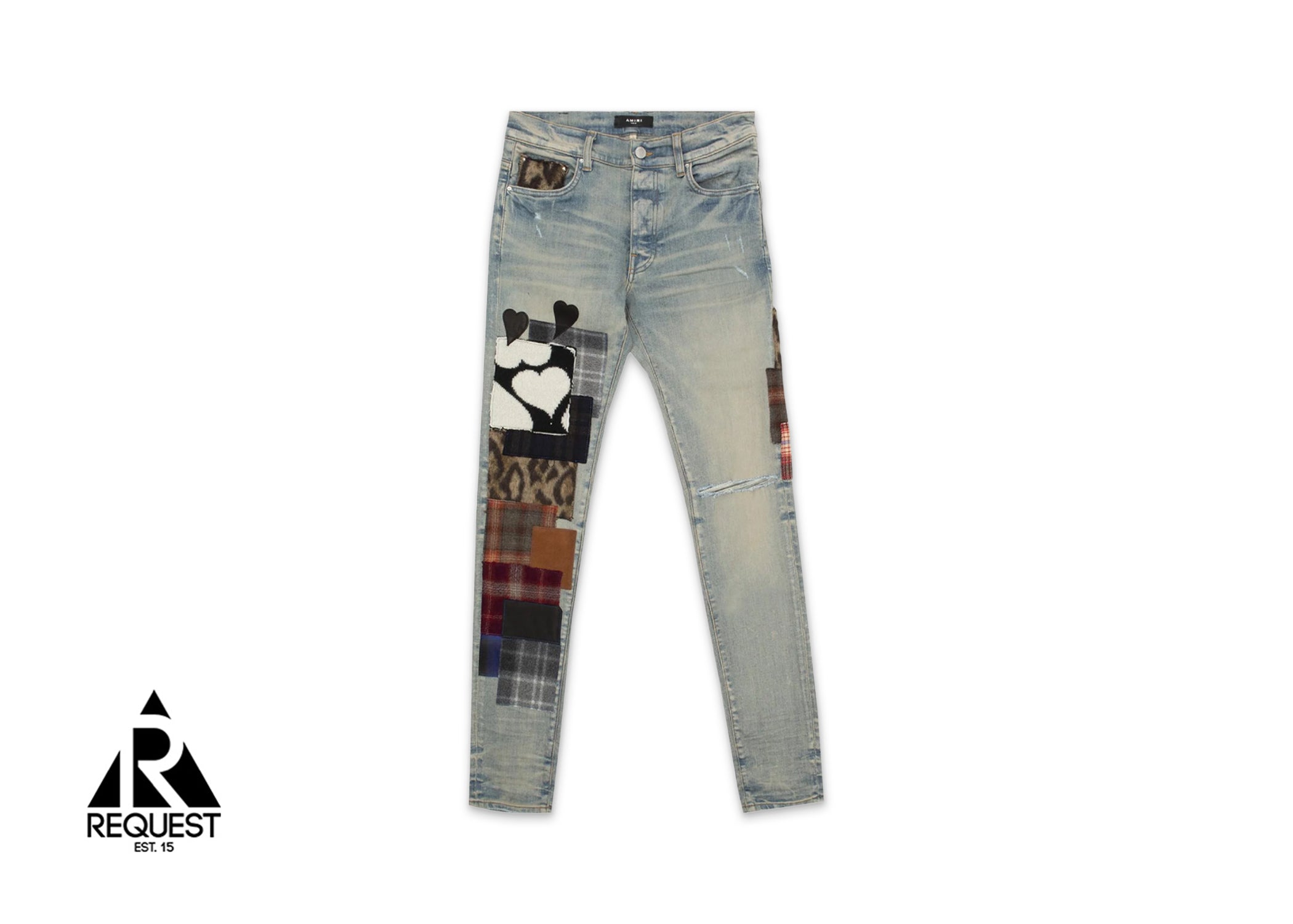 Amiri Artpatch Denim "Clay Indigo"