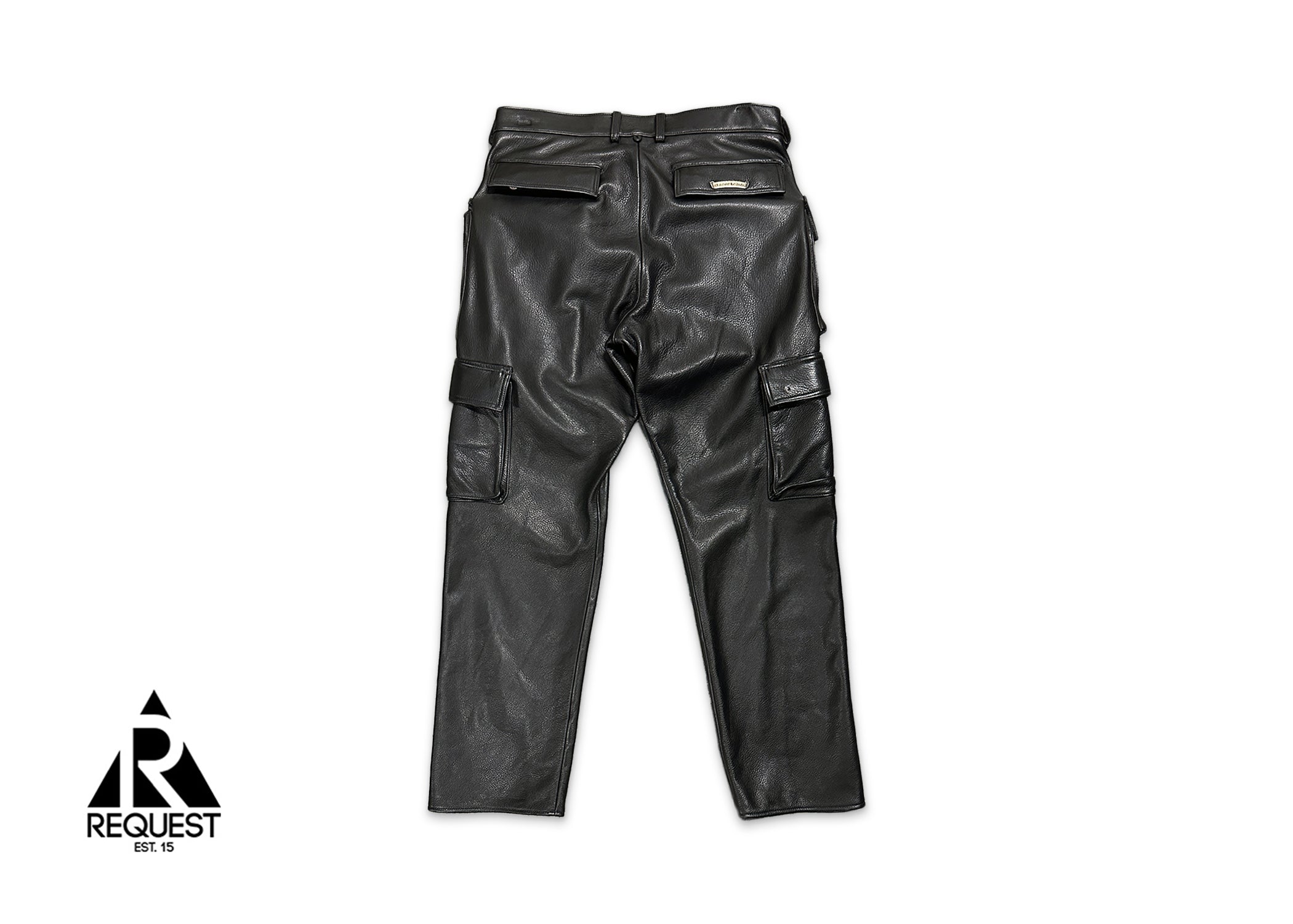 Cargo Leather Pant "Black"