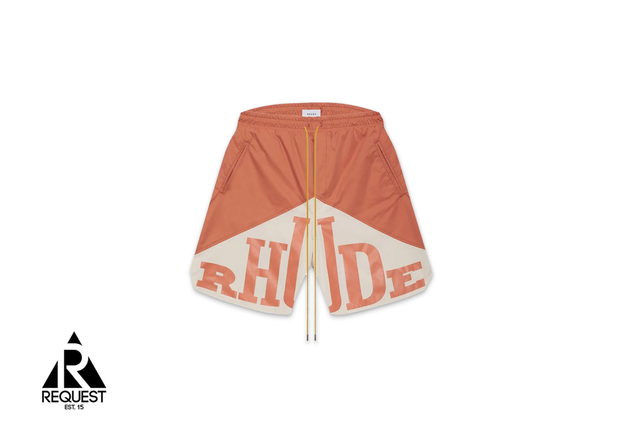 Rhude Yachting Shorts “Clementine/Creme”